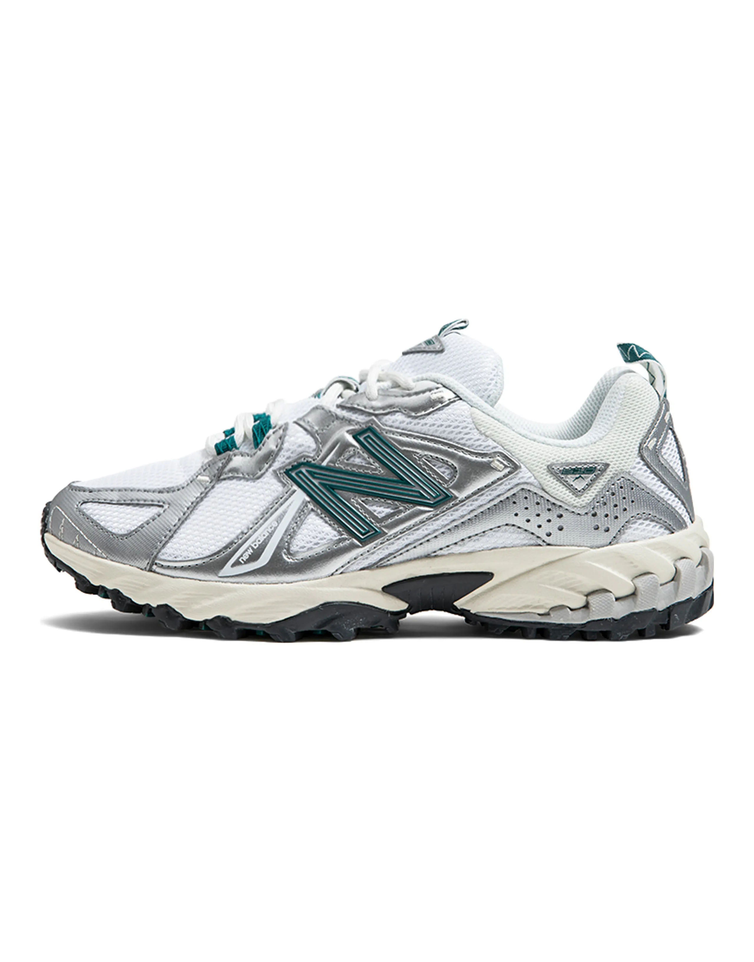 New Balance 610 Silver Metallic Reflection Green