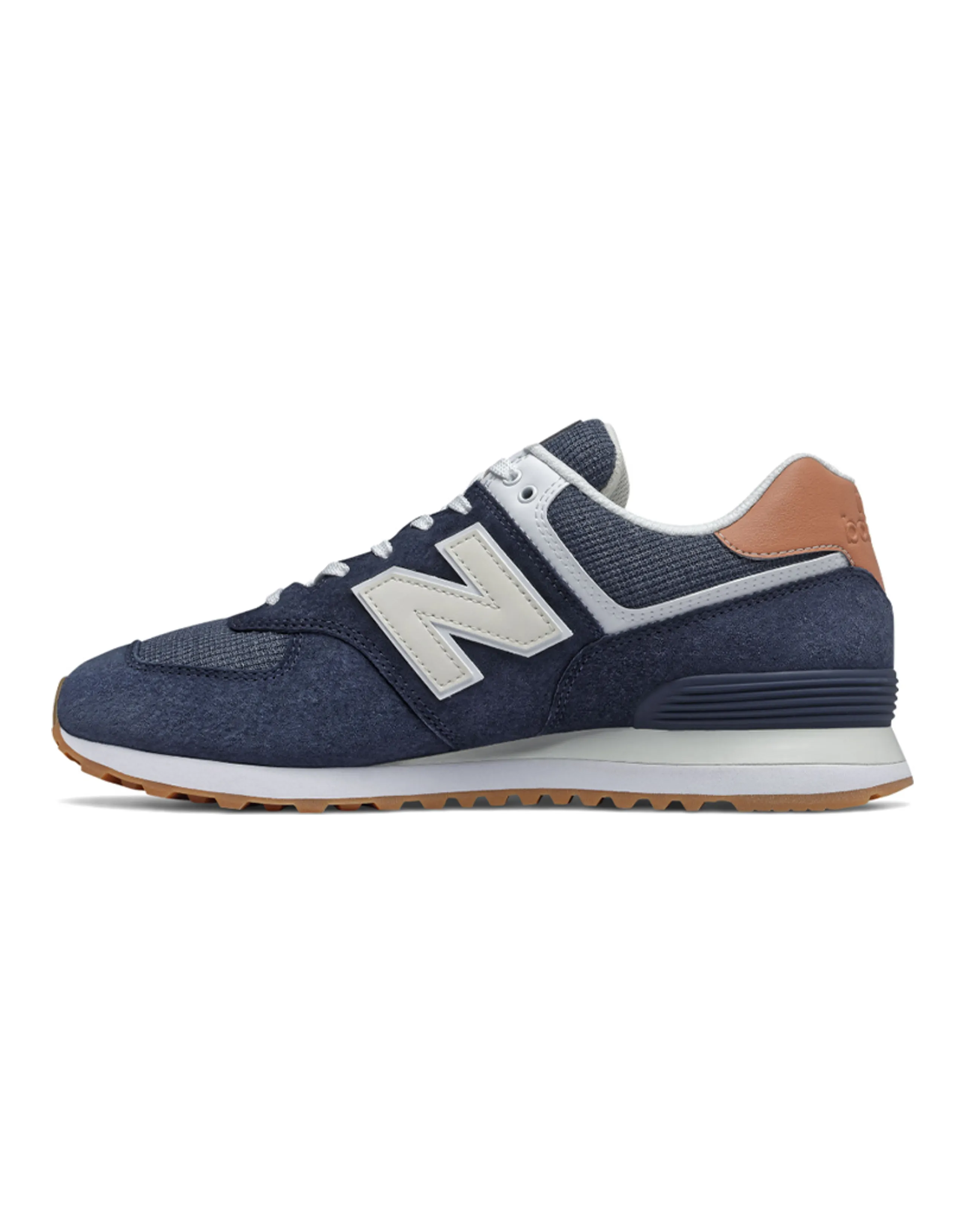 New Balance 574 Natural Indigo Faded Mahogany