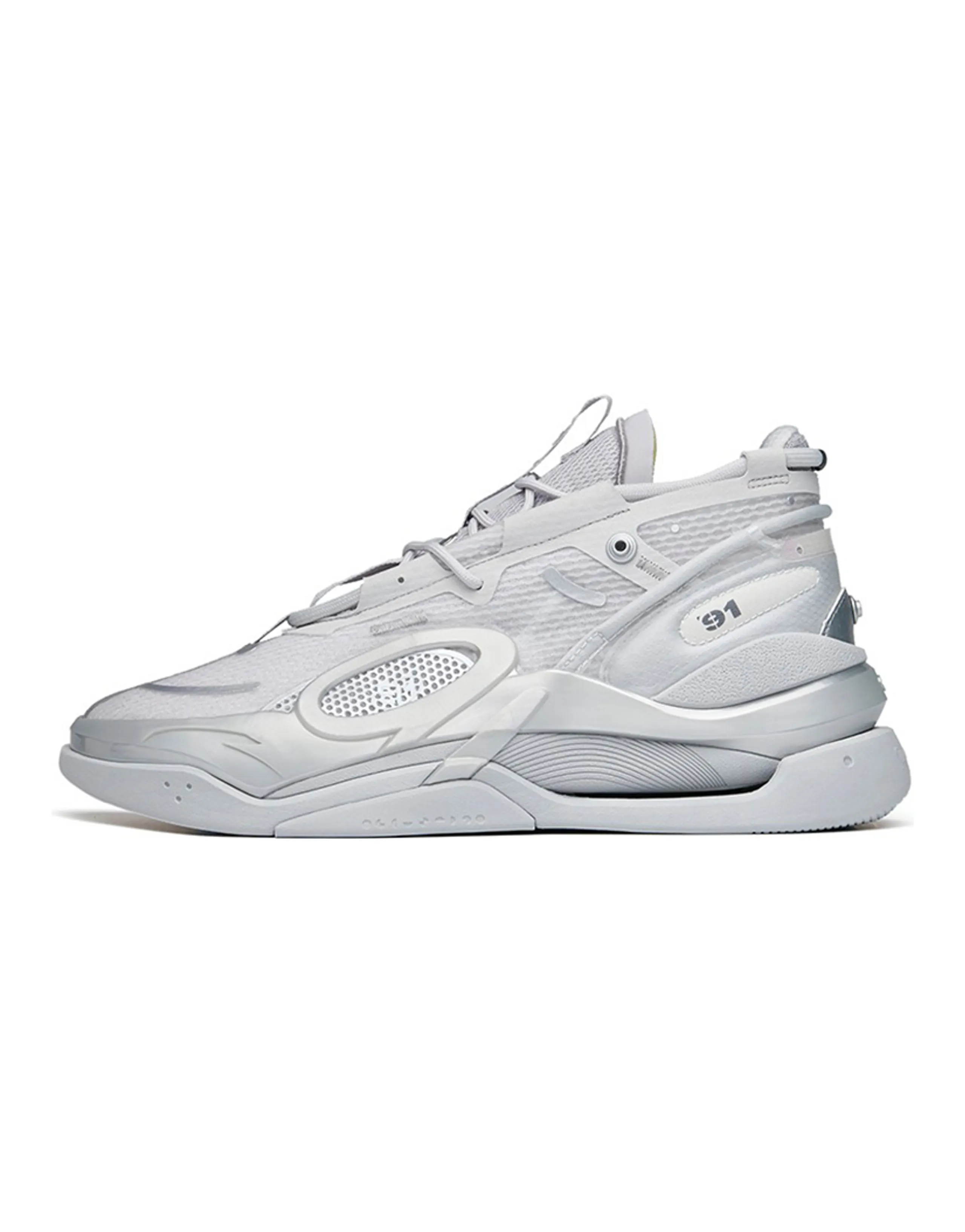 Anta AT91 Low-Top Skateboard Shoes Men's Silver