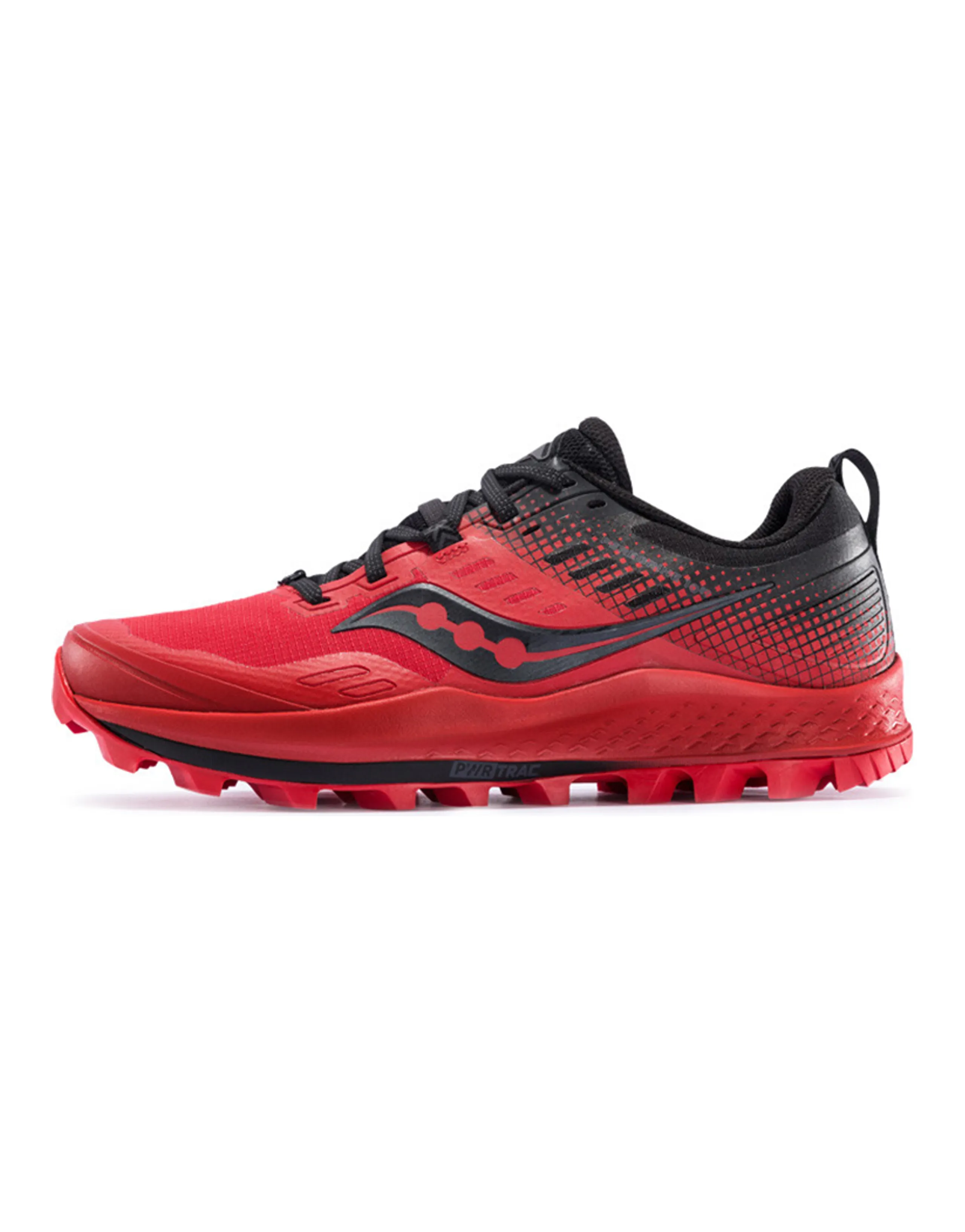 Saucony Cushioned Anti-Slip And Wear-Resistant Lightweight Low-Top Training Running Shoes Men's Red Black