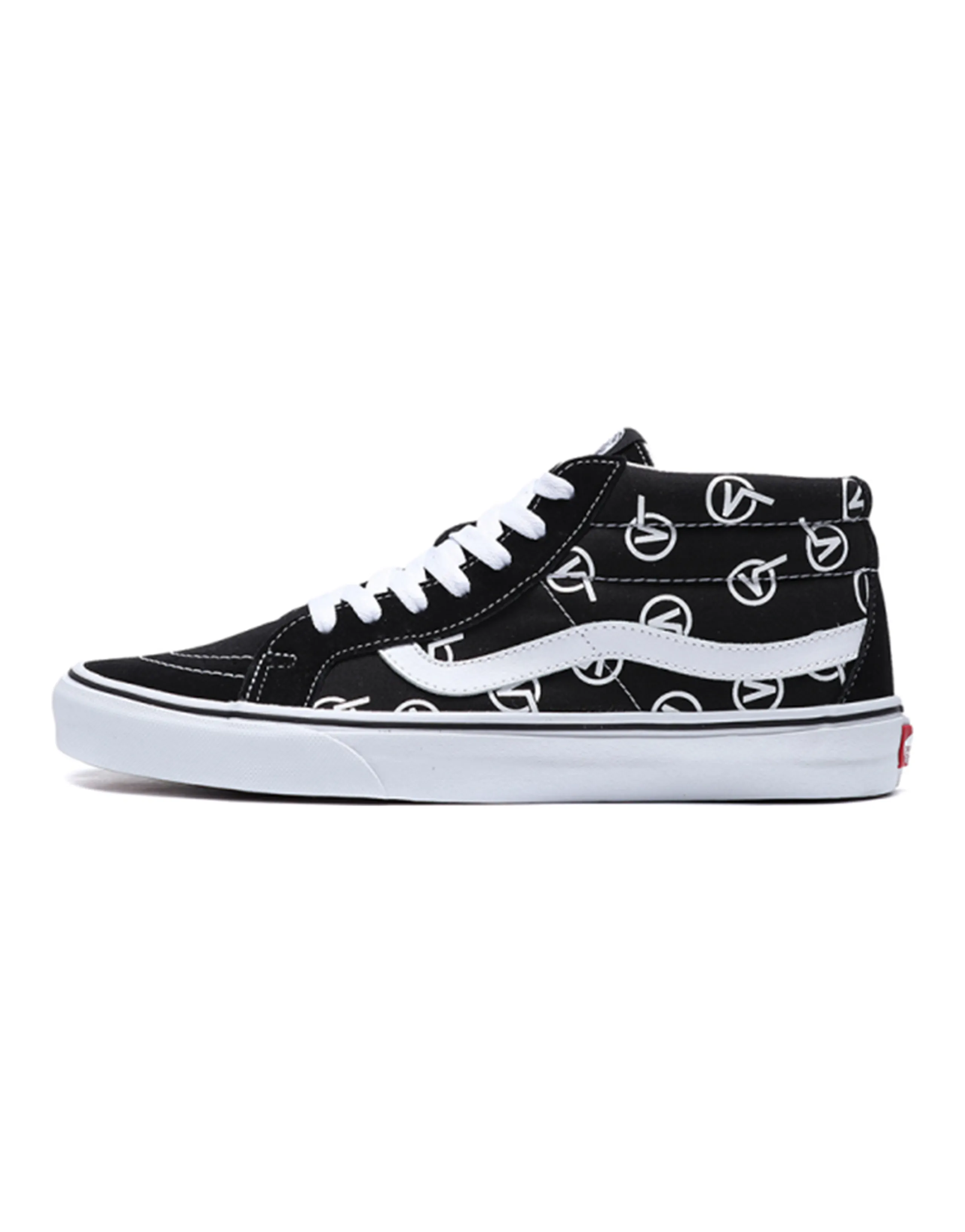 Vans SK8 Mid Logo 'Black White'