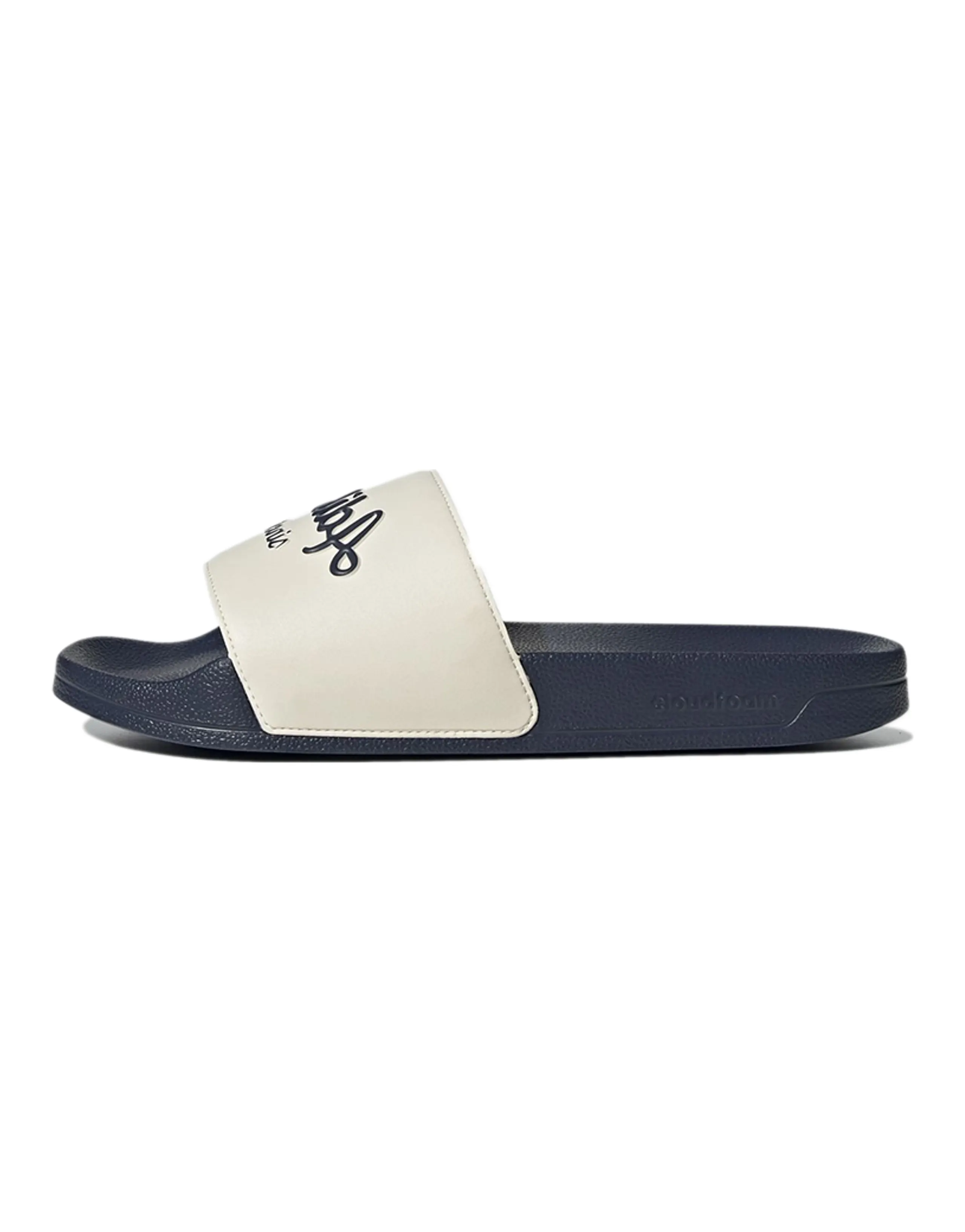 Adilette Adidas Shower Slide 'White Shadow Navy'