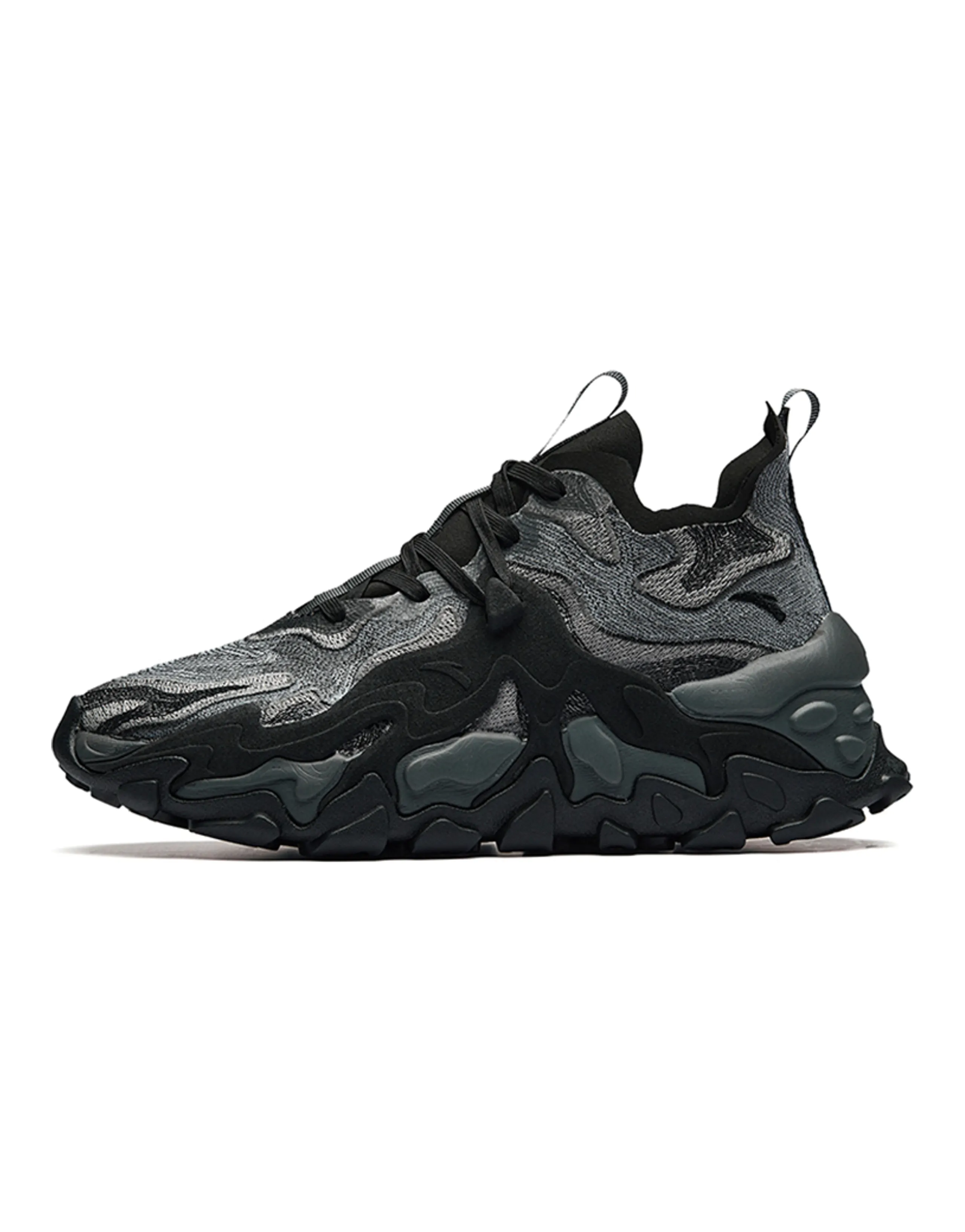 Anta Callus Removal Pro Low-Top Chunky Sneakers Men's Black Gray