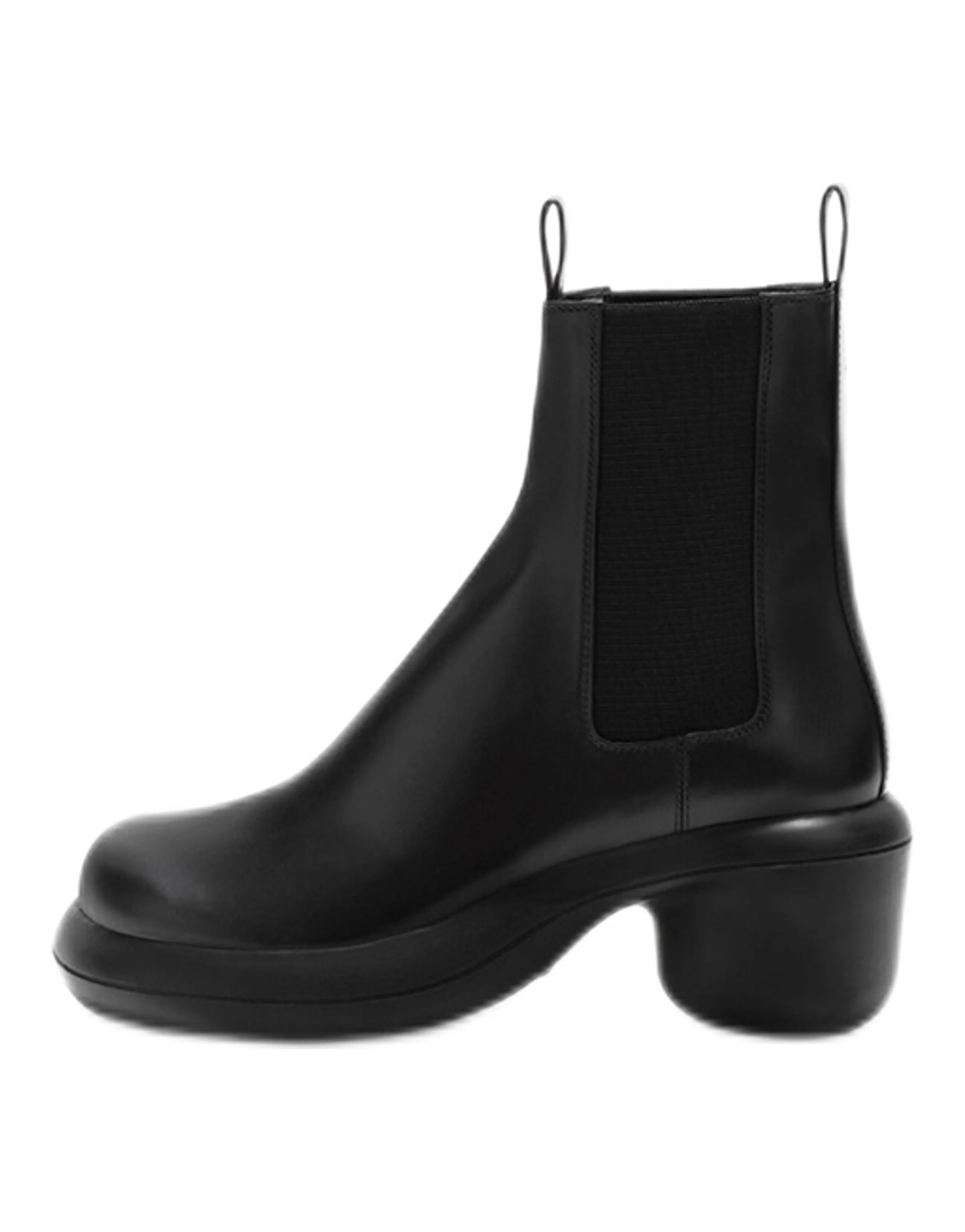 JIL SANDER Elasticated-panel Leather Boots