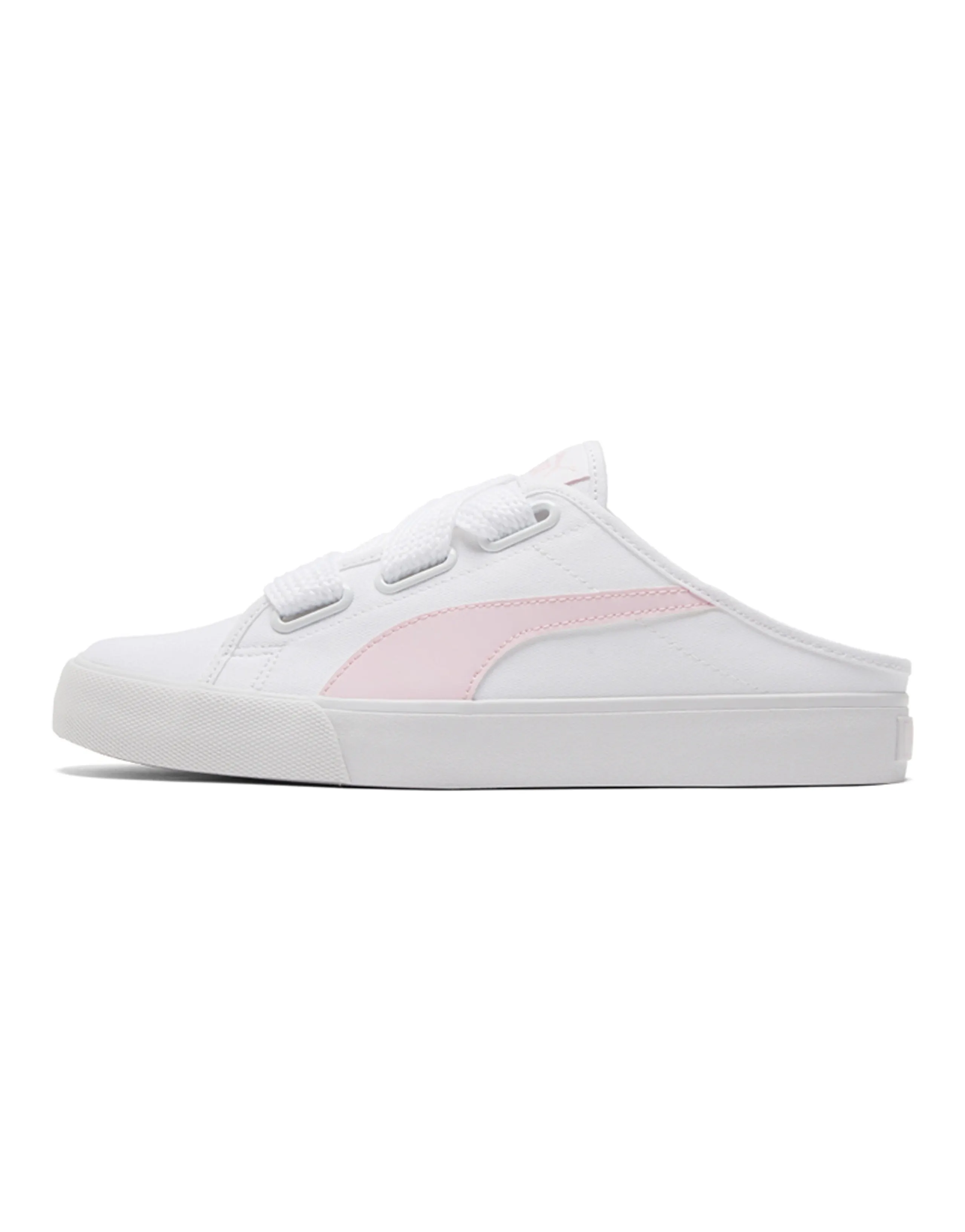 PUMA Bari Mule Ribbon Casual Skateboarding Shoes White Pink Women's