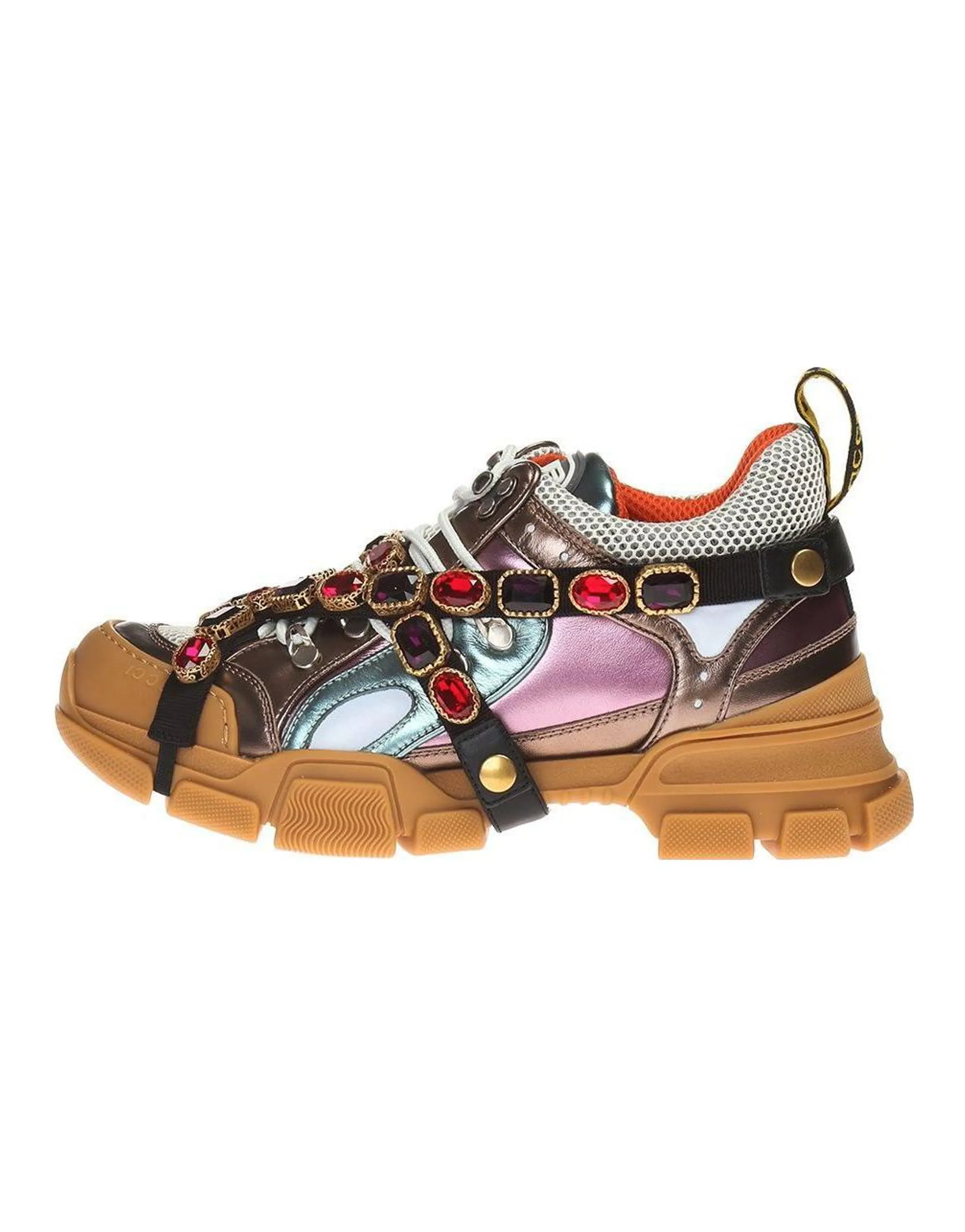 GUCCI Flashtrek Crystal Metalic Women's