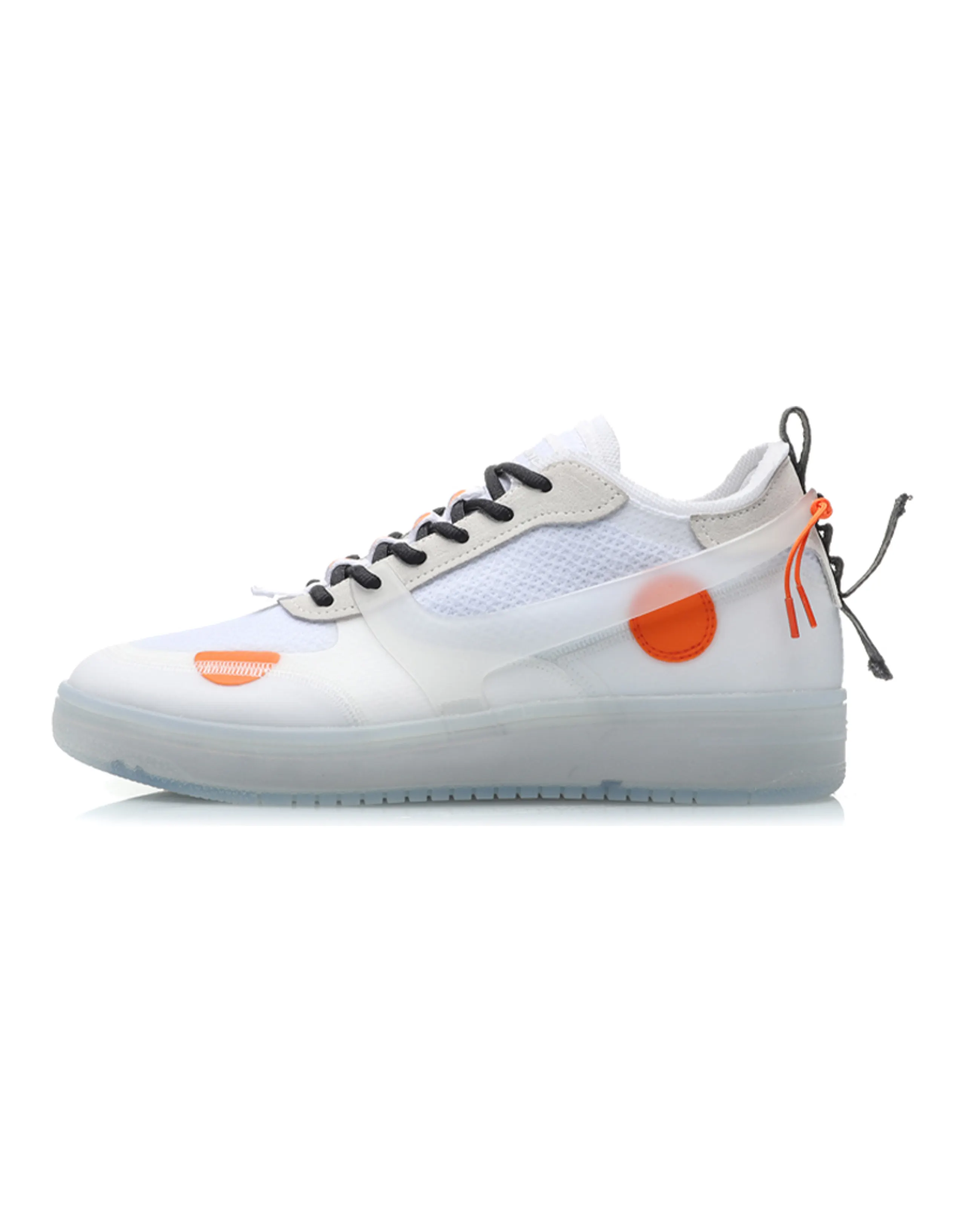 LINING CF Skateboard Shoes Men Low-Top White