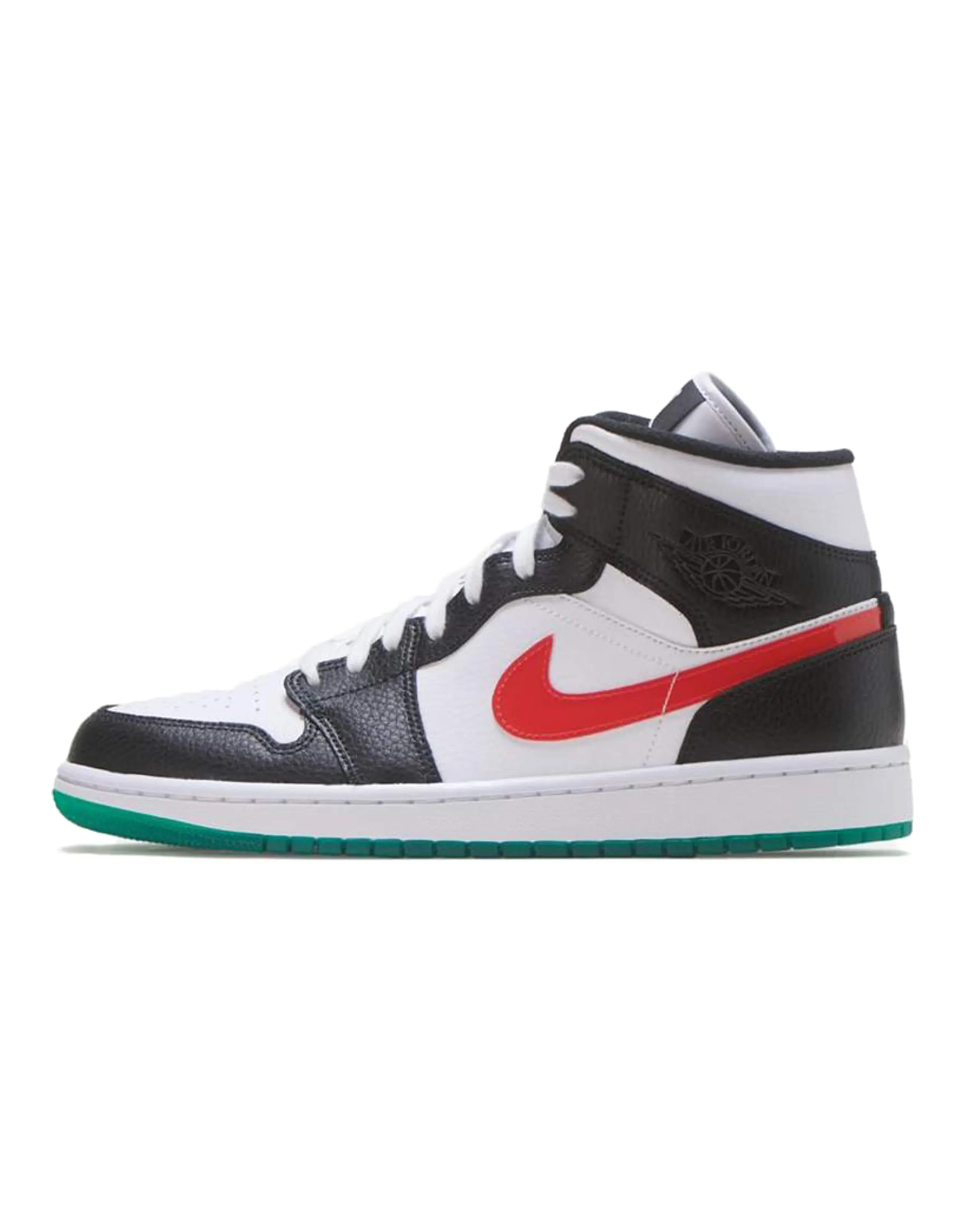 JORDAN 1 Mid Alternate Swooshes Red Yellow Women's