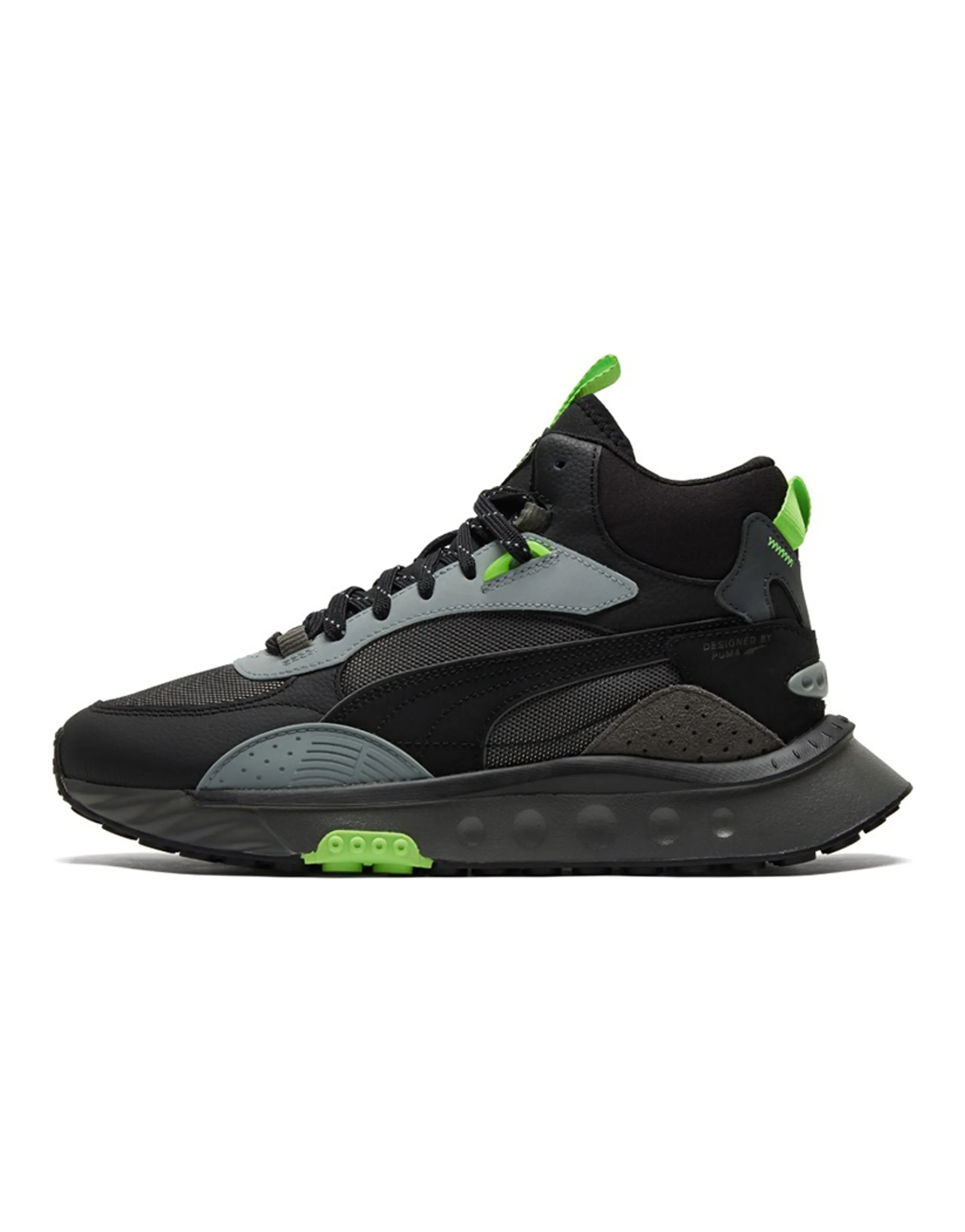 Puma Wild Rider Mid Black Dark Shadow