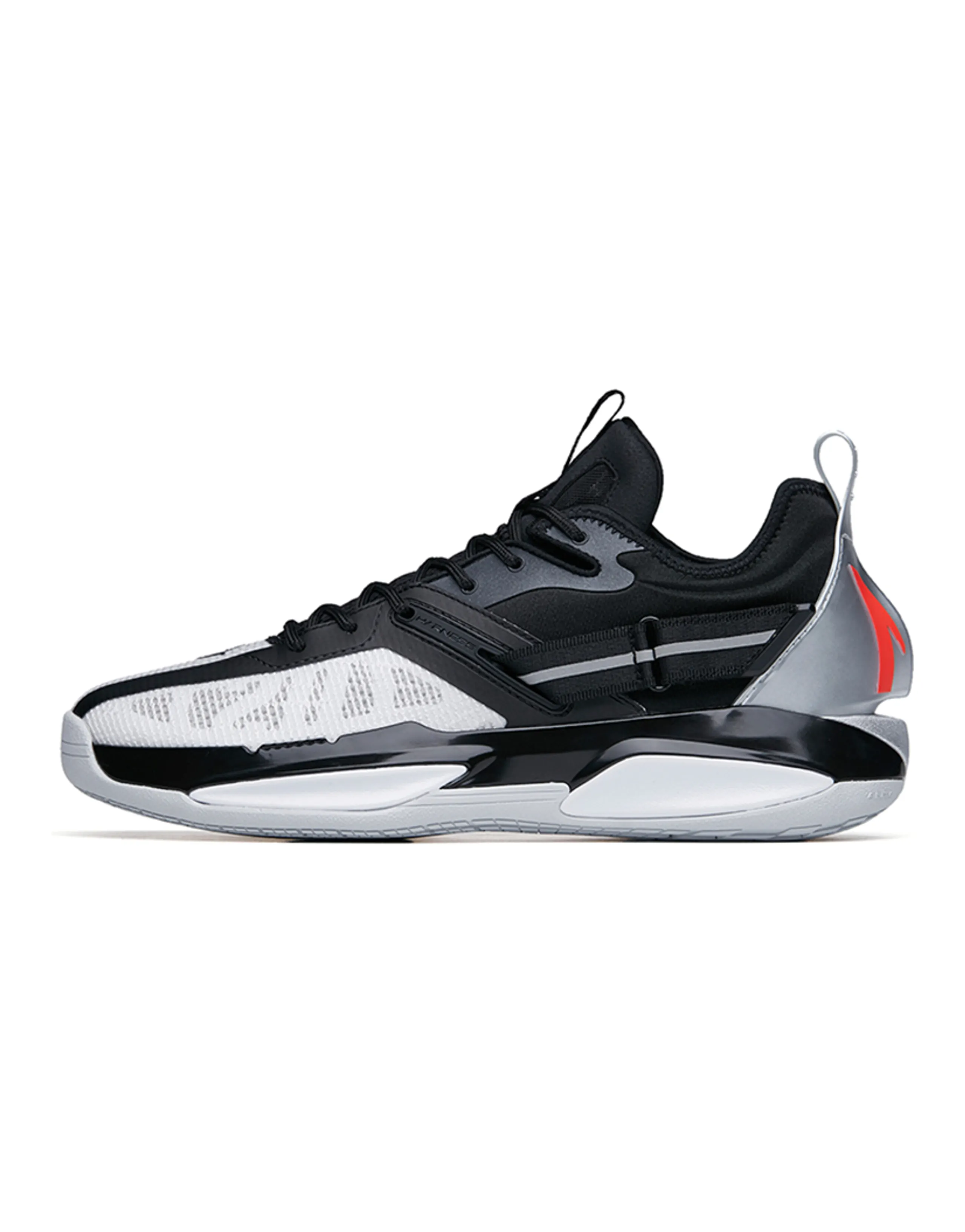 ANTA GH3 Basketball Shoes Men Low-Top Black/White