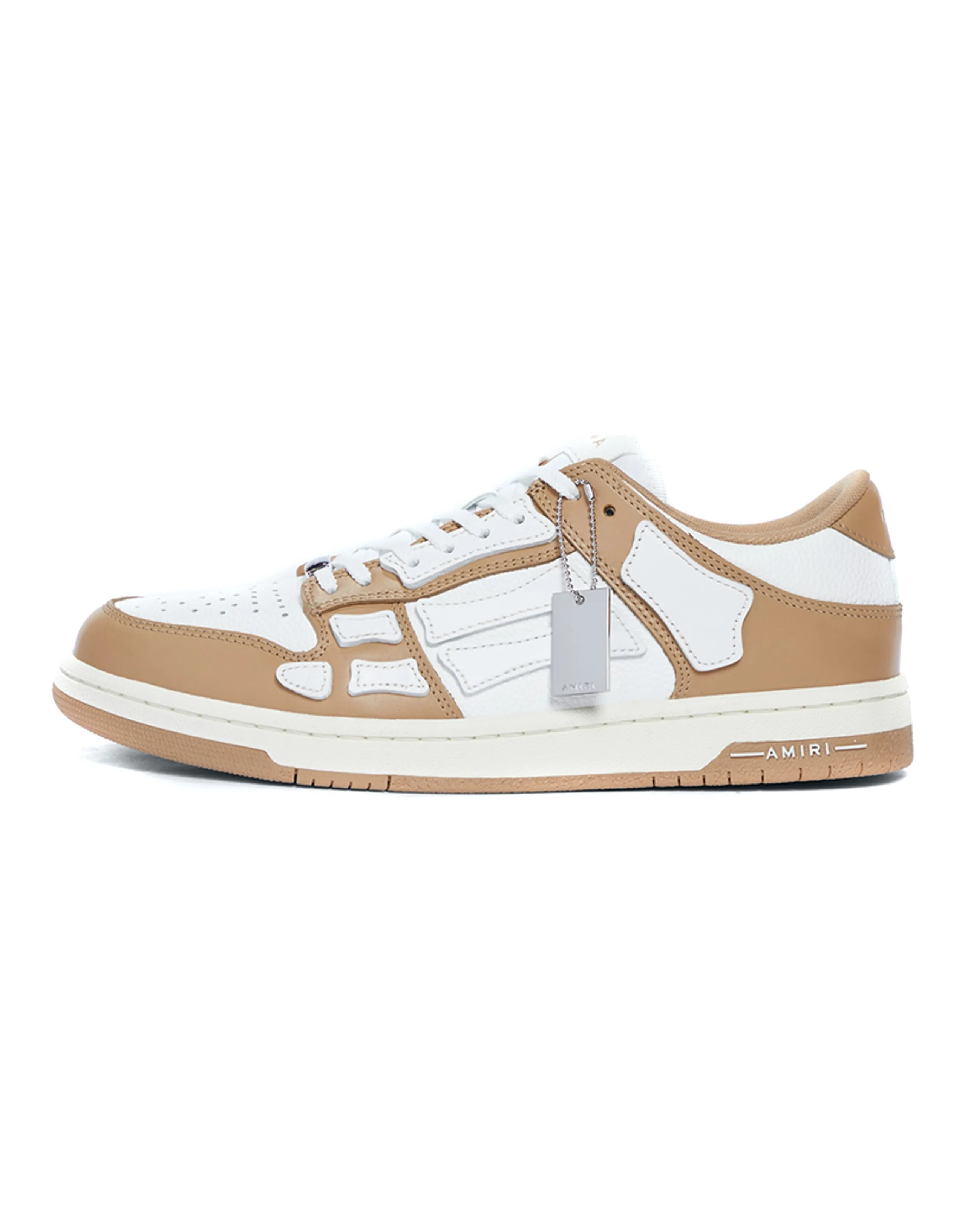 AMIRI Skel Top Low White Brown