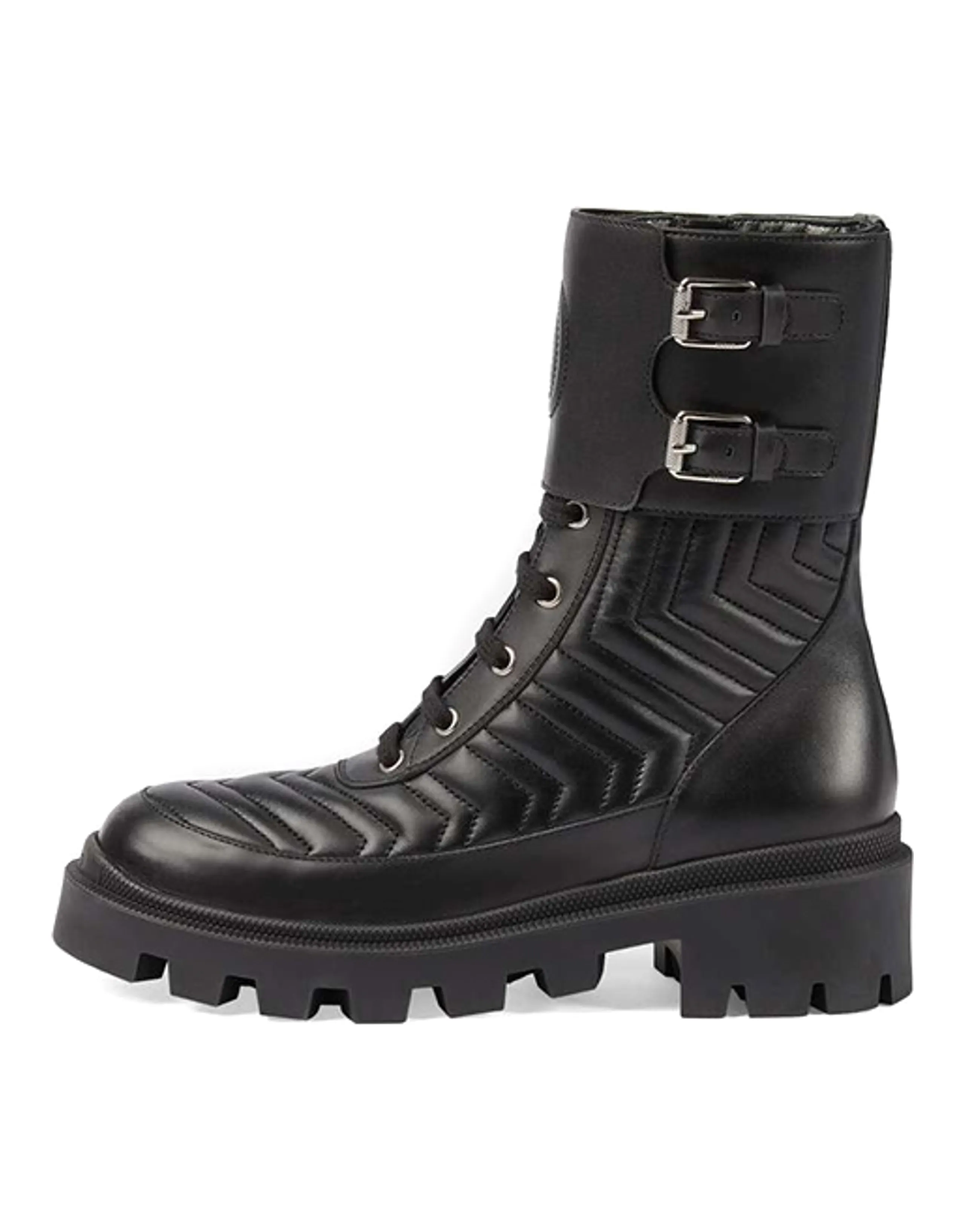 GUCCI Women's Leather Ankle Boot 'Interlocking G' Women's