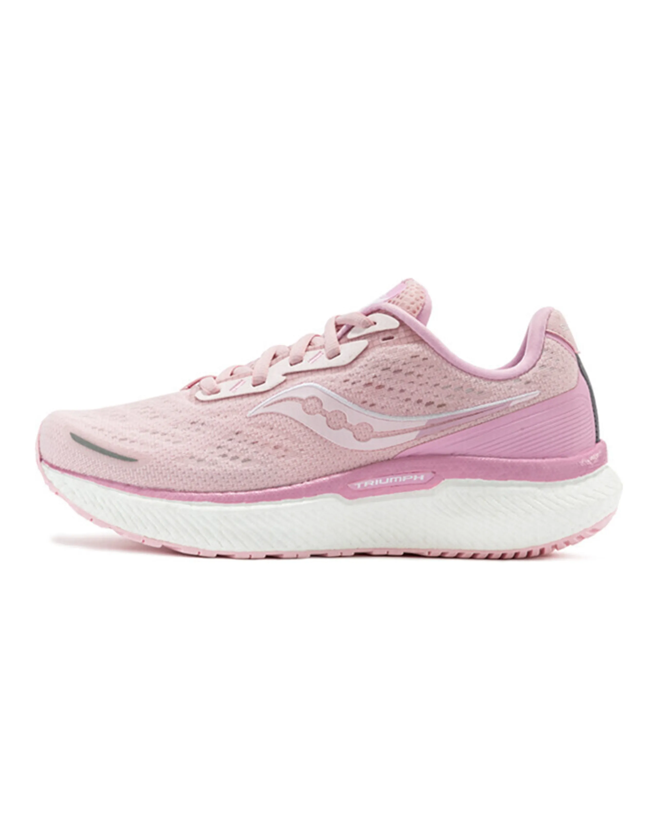 saucony Triumph 19 Running Shoes Unisex Low-top Pink/white
