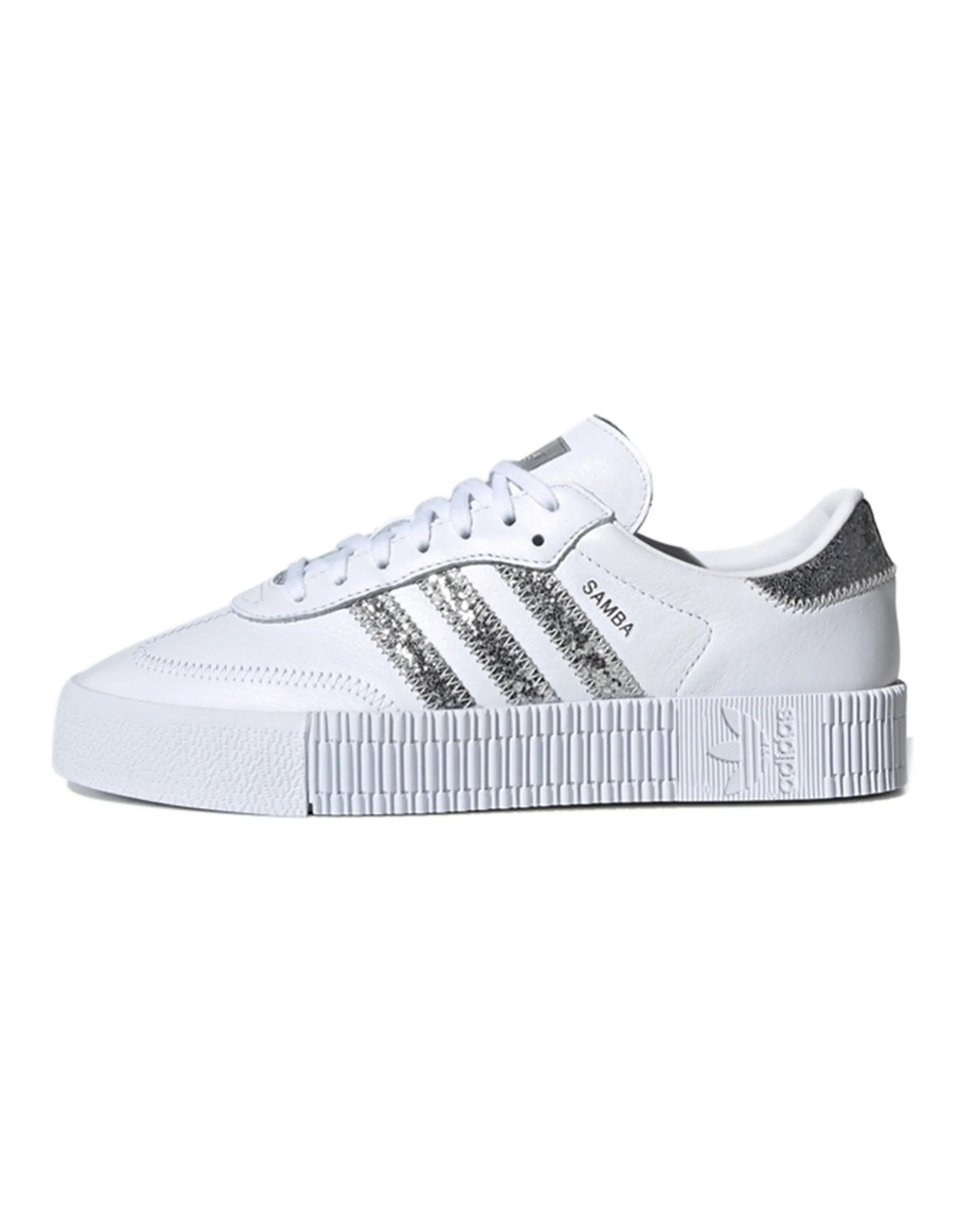 Adidas Sambarose White Silver Women's