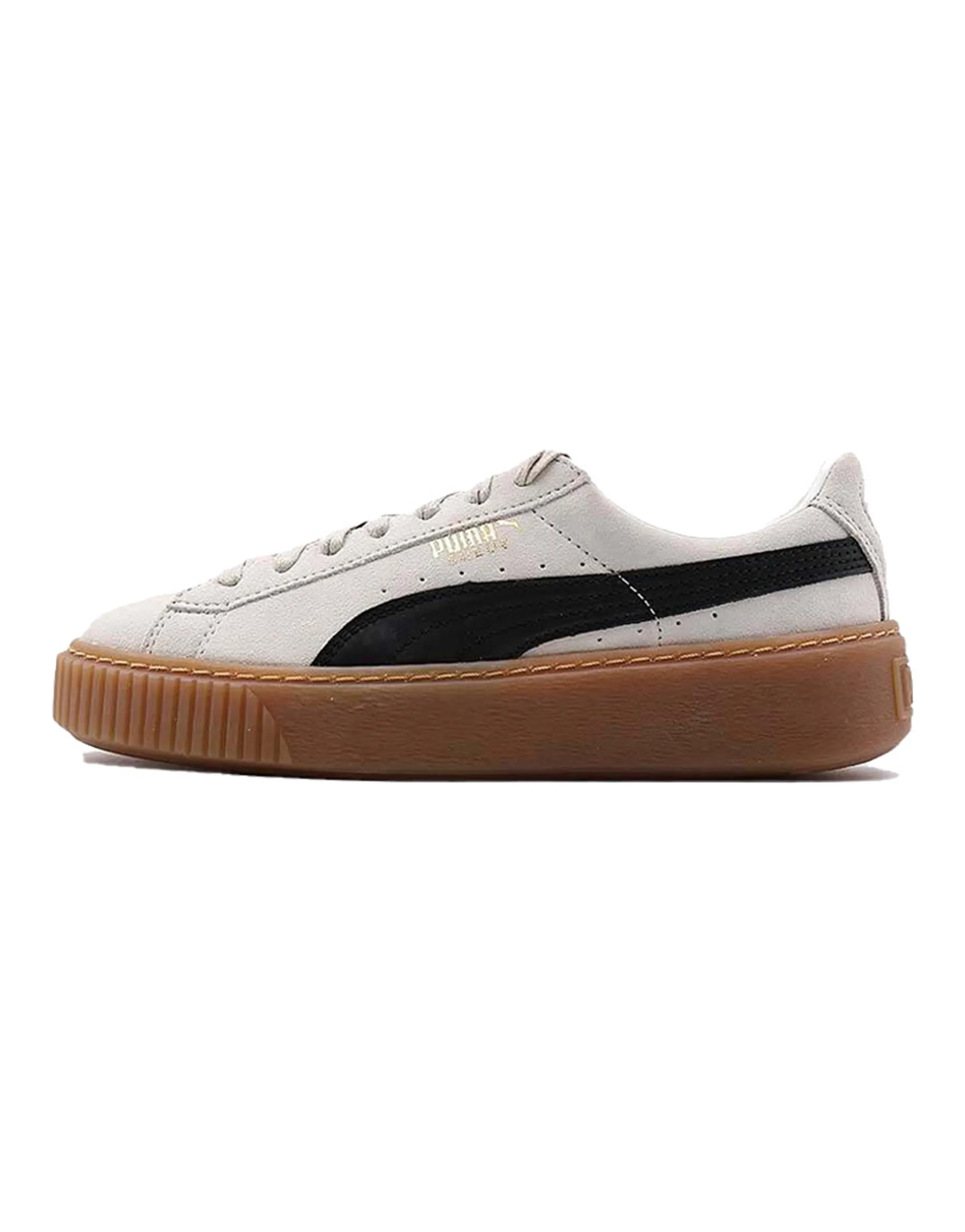 Puma Suede White Black Women's