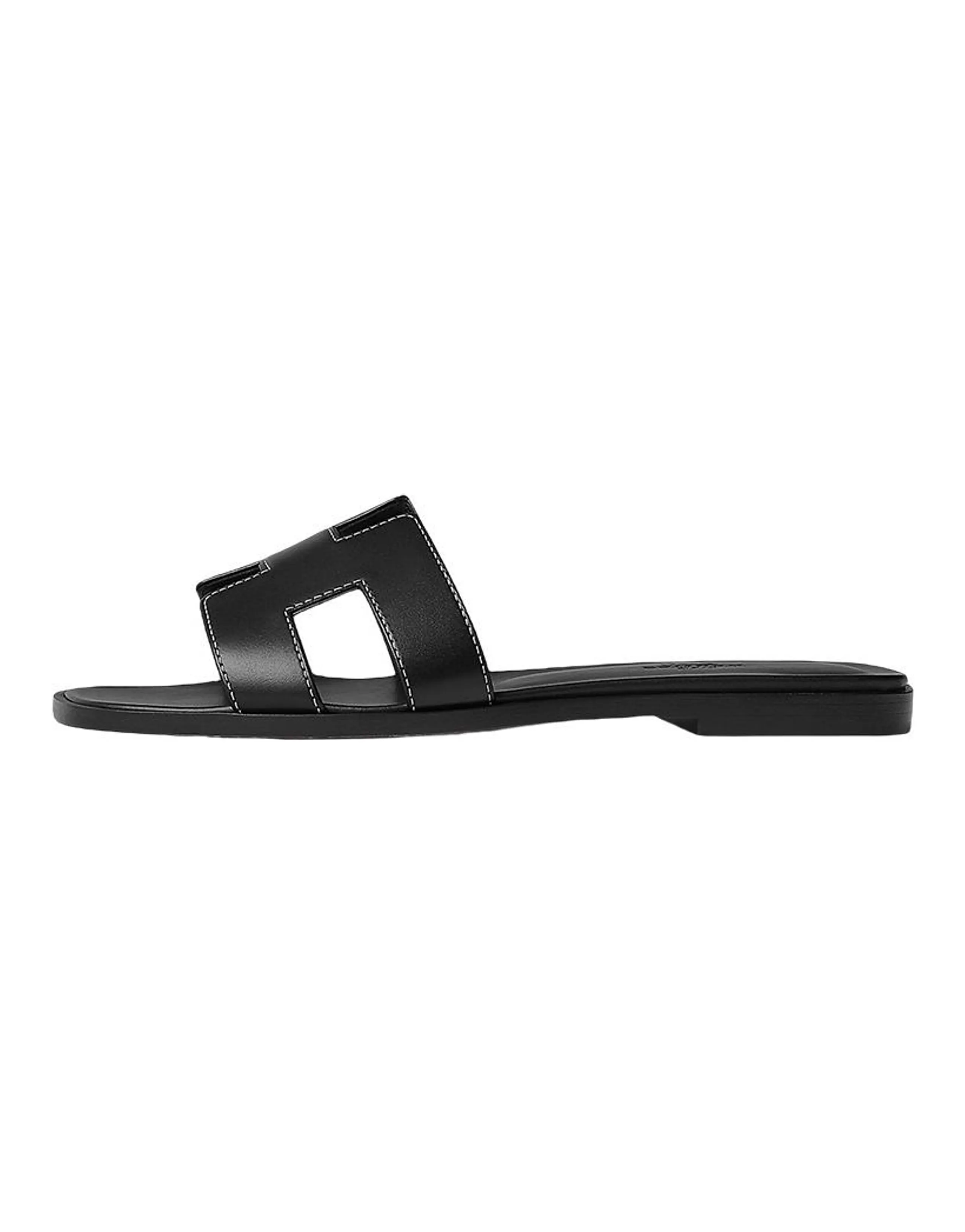HERMES Oran Sandal Nior Box Calfskin Leather