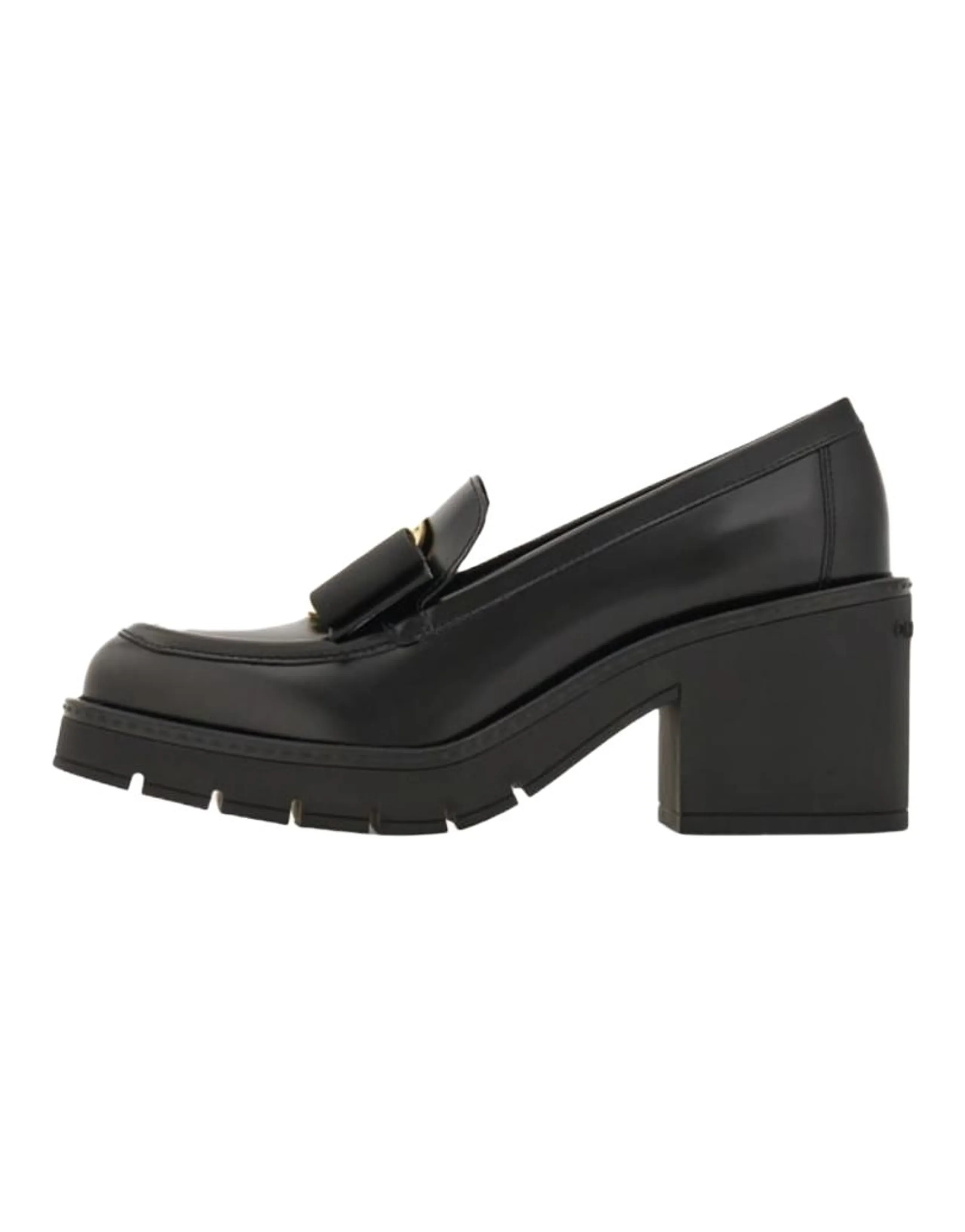 FERRAGAMO Vara Loafers 5.5cm Women's Black