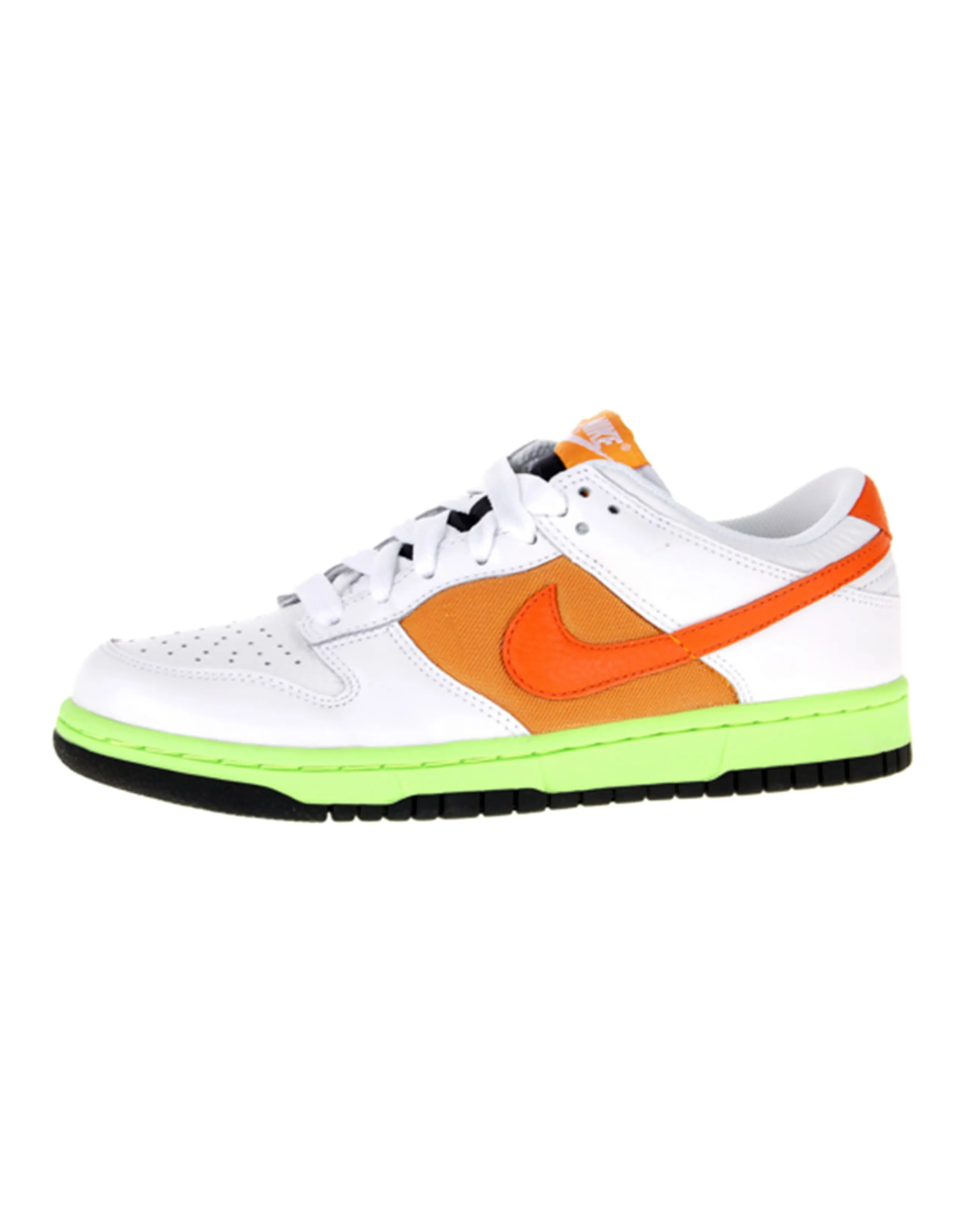Nike Dunk Low White Orange Blaze Shock Orange Women's