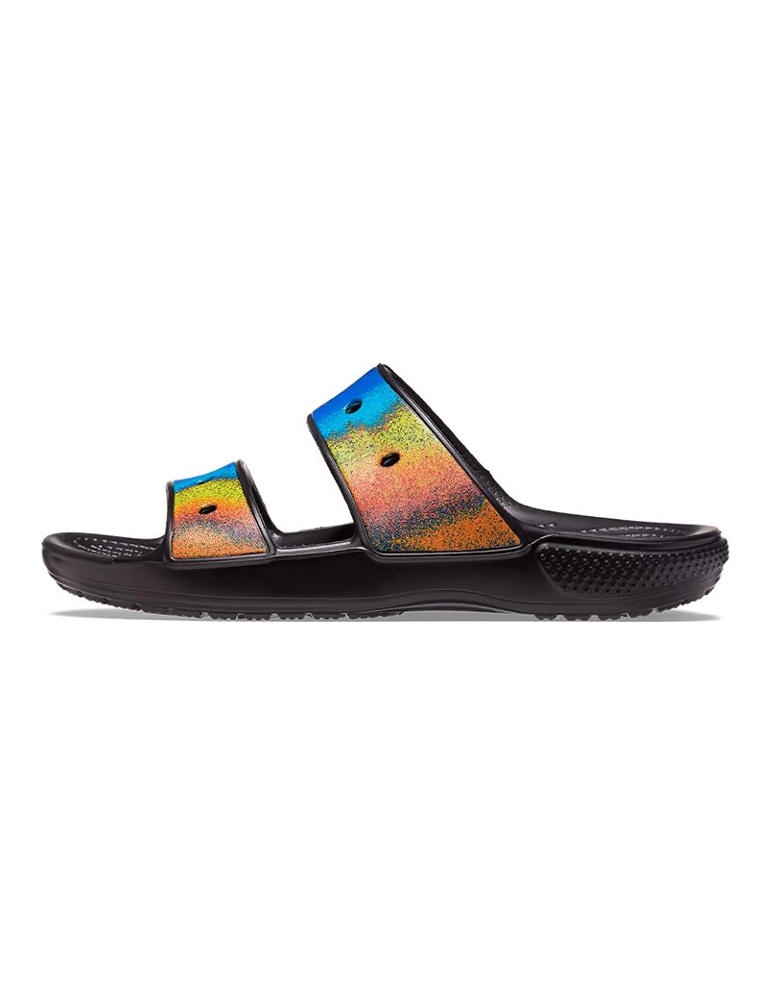 Crocs Slide Slippers Unisex Black/Multicolor Color