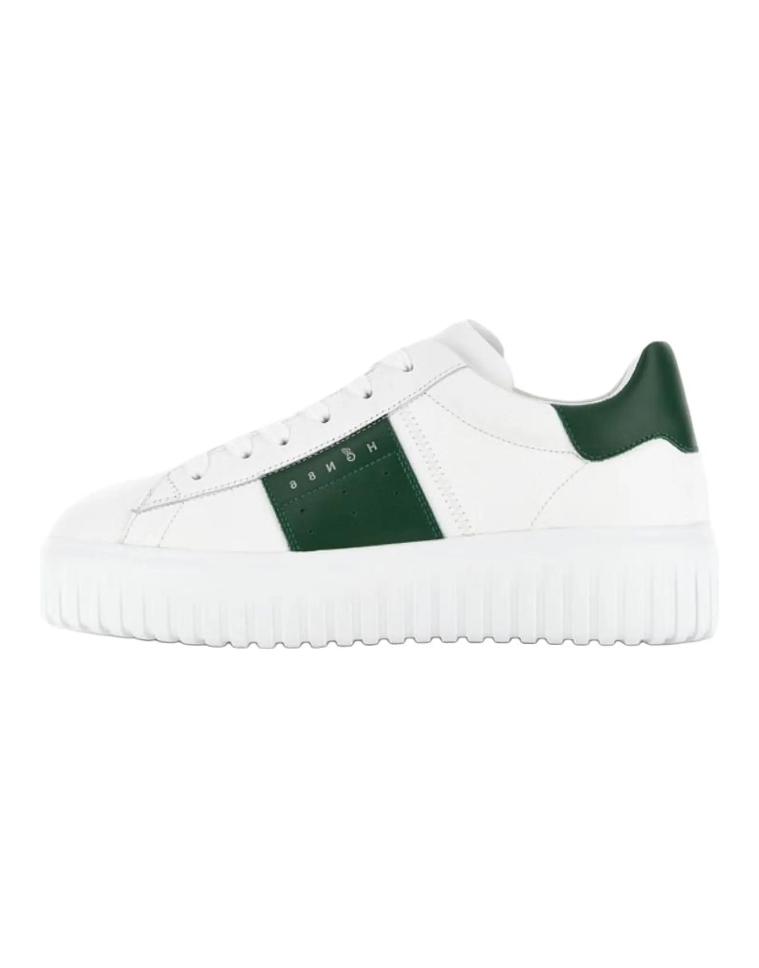 HOGAN H-Stripes Low-Top Skateboard Shoes Men's White