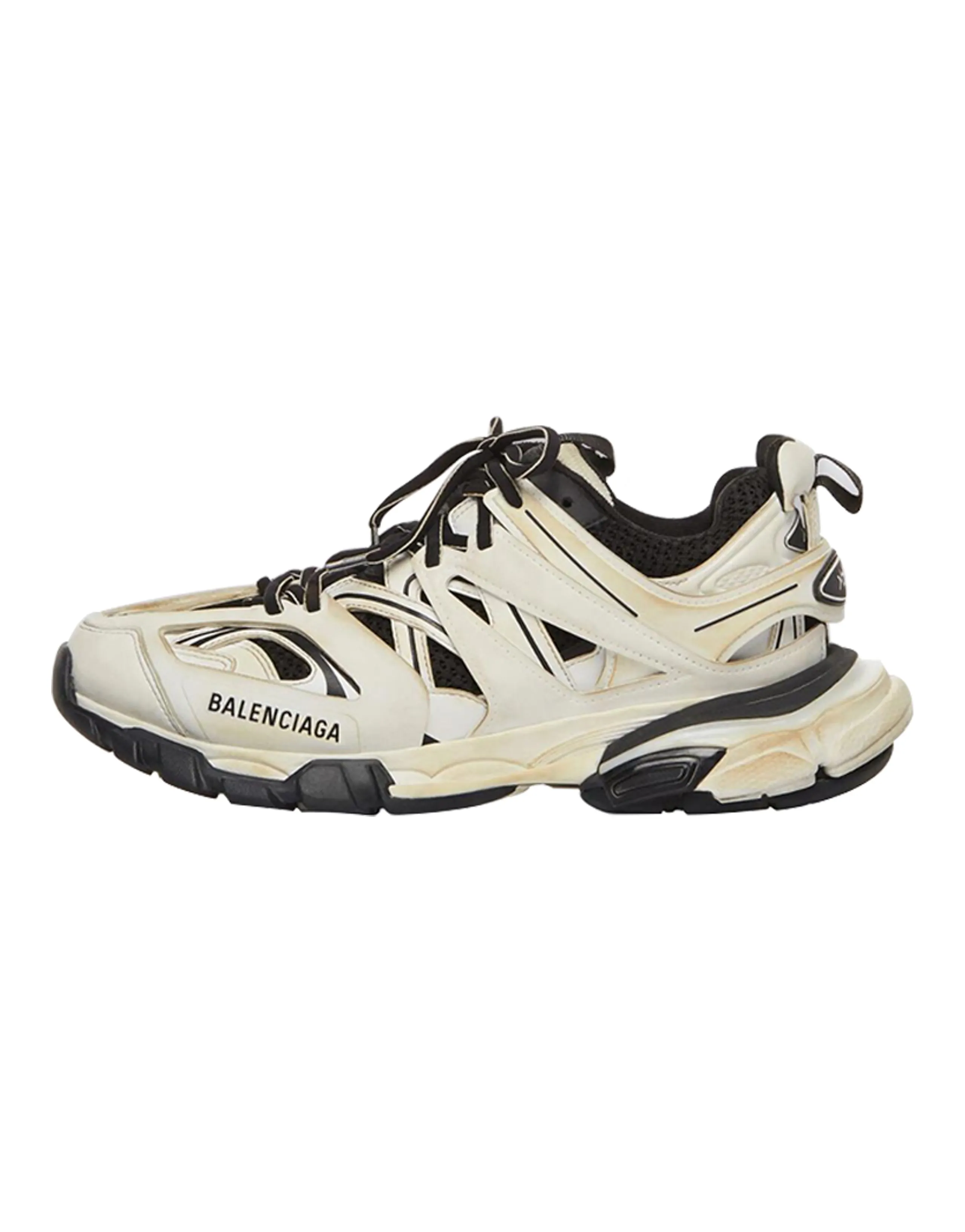 Balenciaga Track Worn Out White Black Women's