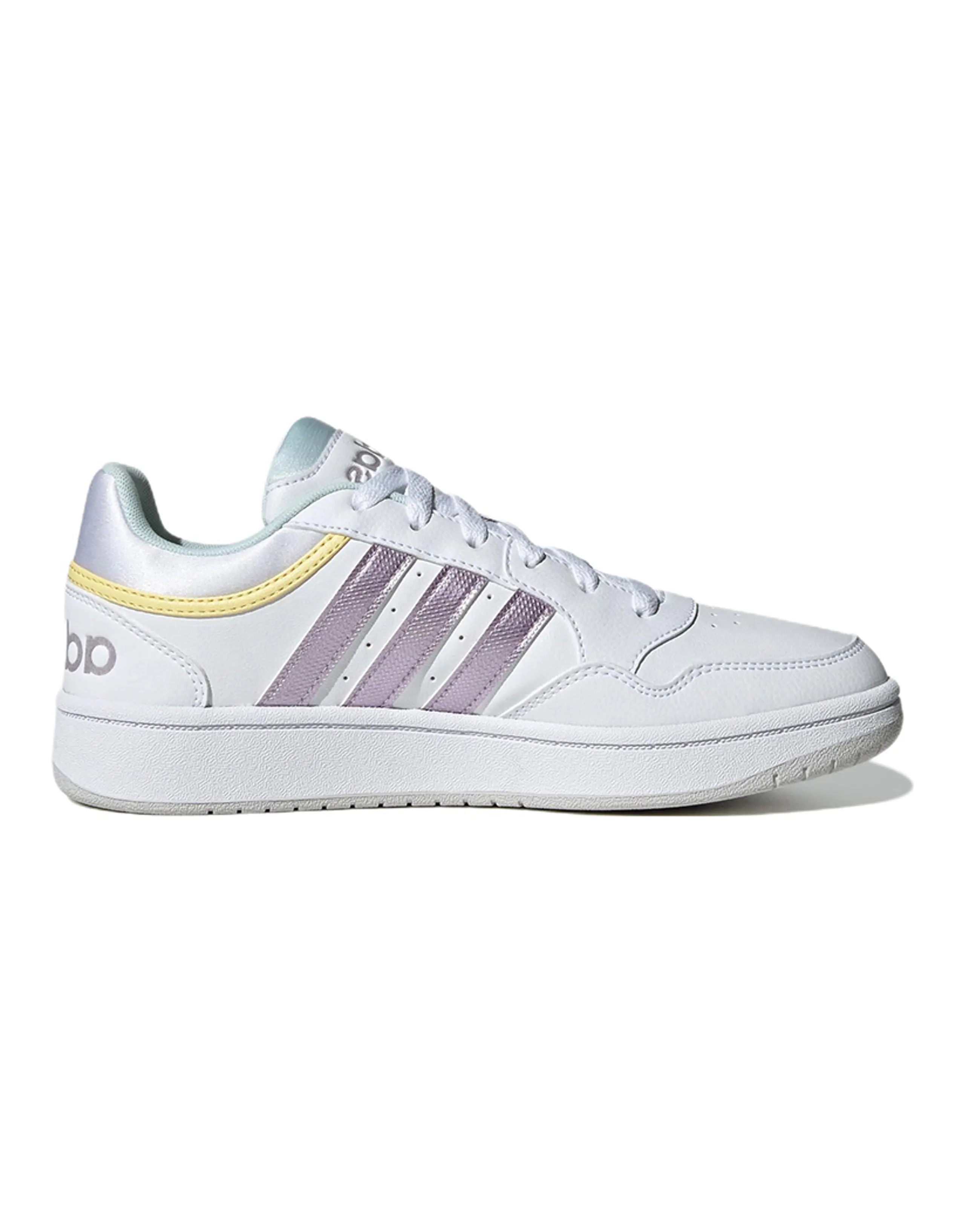 Hoops 3.0 Women's Adidas Neo 'White Matte Purple Metallic'