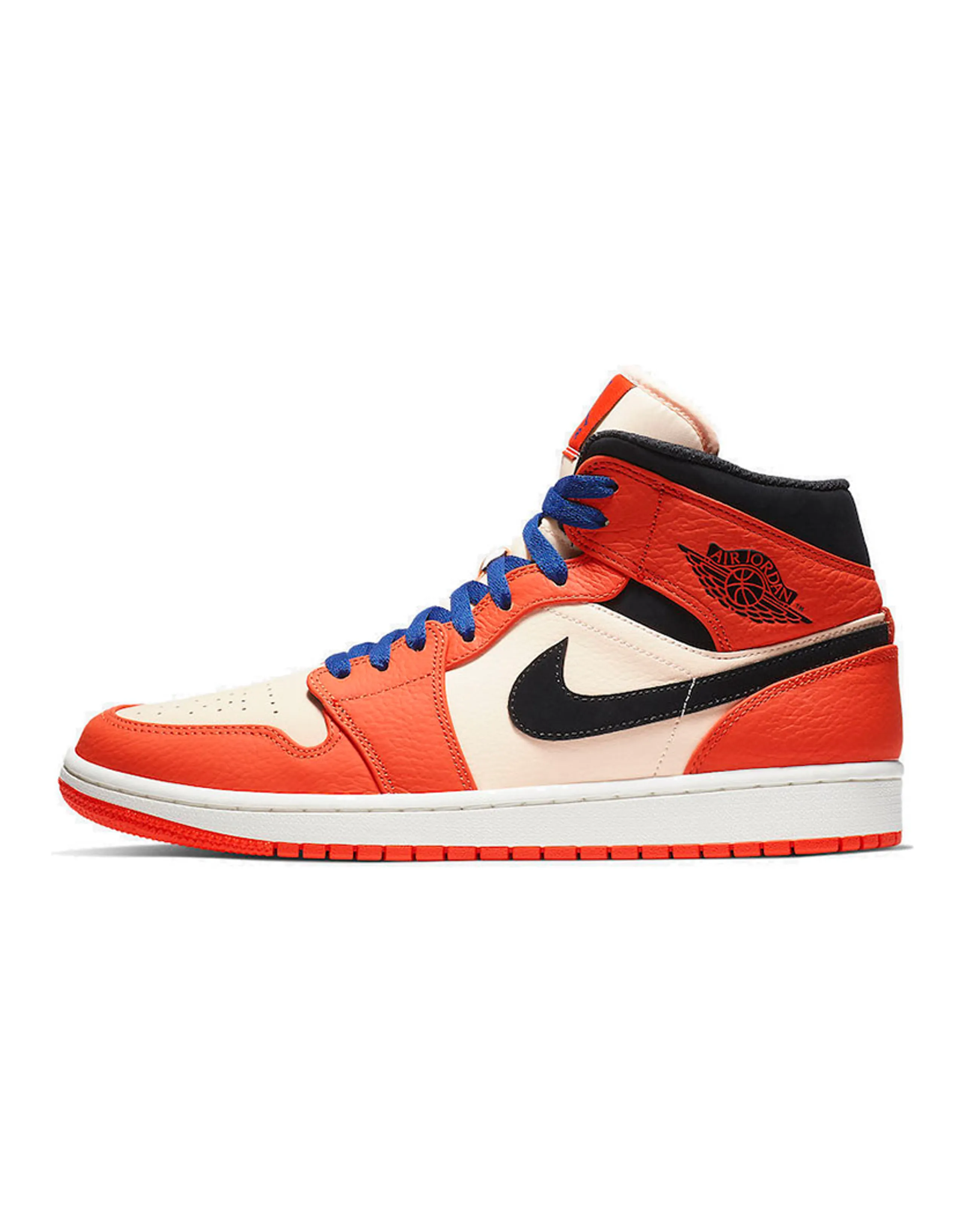 Jordan 1 Mid 'Team Orange Black'