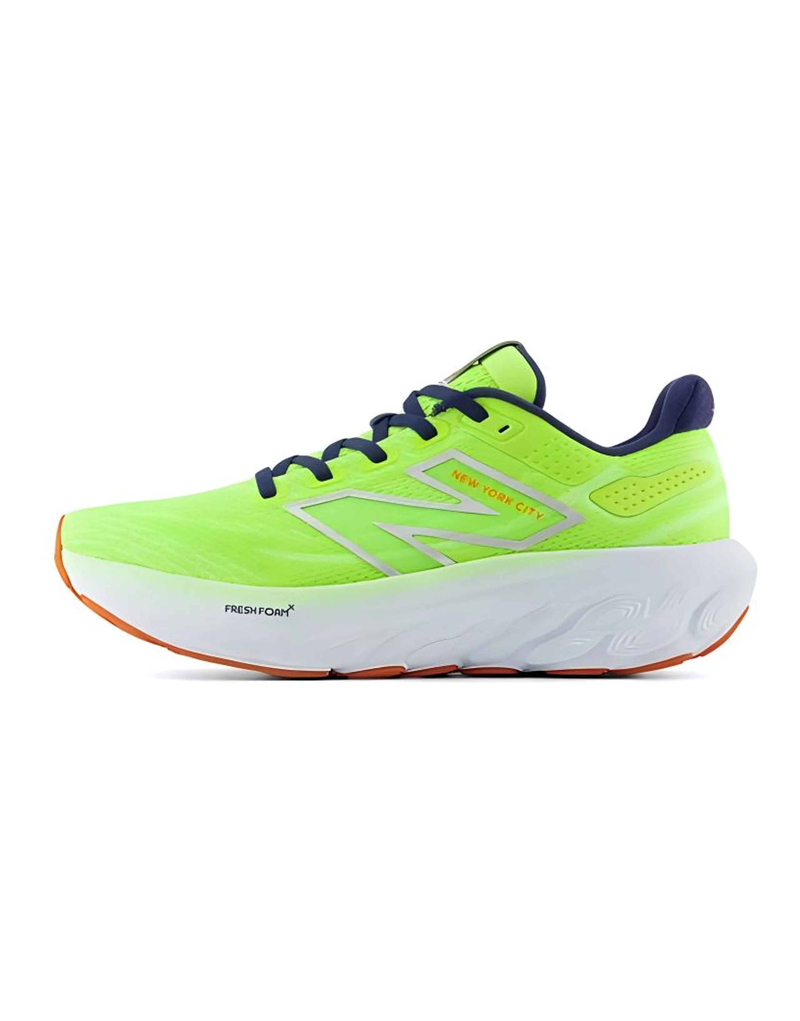 New Balance 1080V13 'TCS Nyc Marathon Thirty Watt/Bleached Lime Glow/Navy' Sneakers Women's