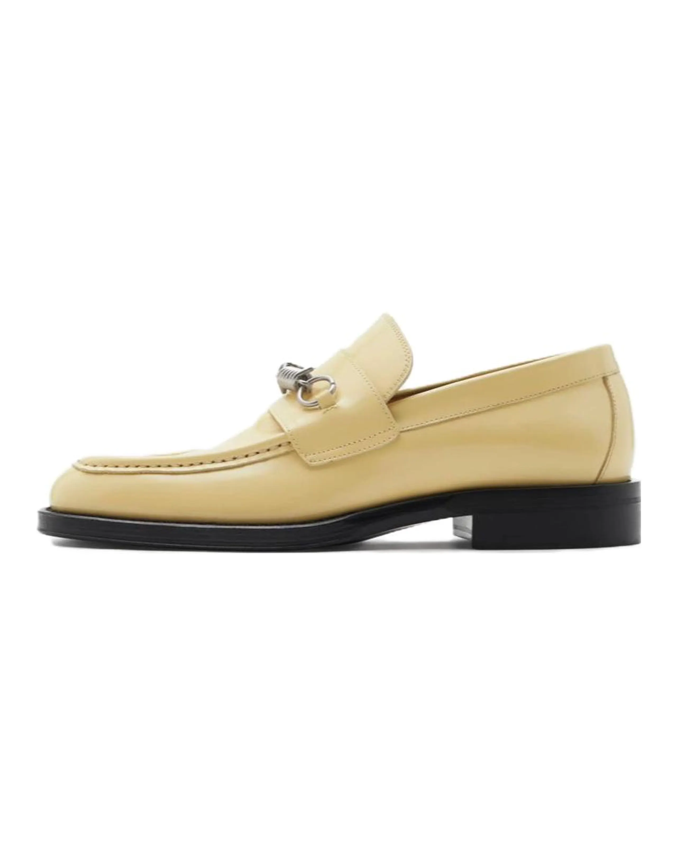 Burberry Barbed Leather Loafers