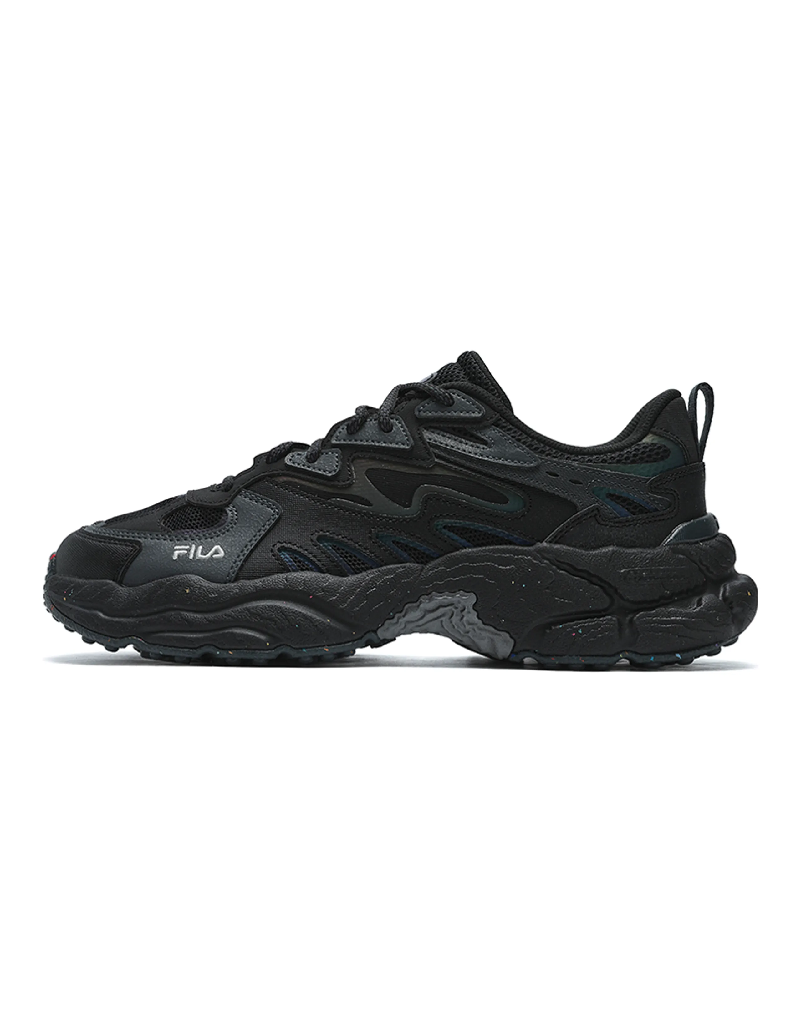 FILA Modern Sneakers Simple Comfort Low-Top Running Shoes Men's Black Grey