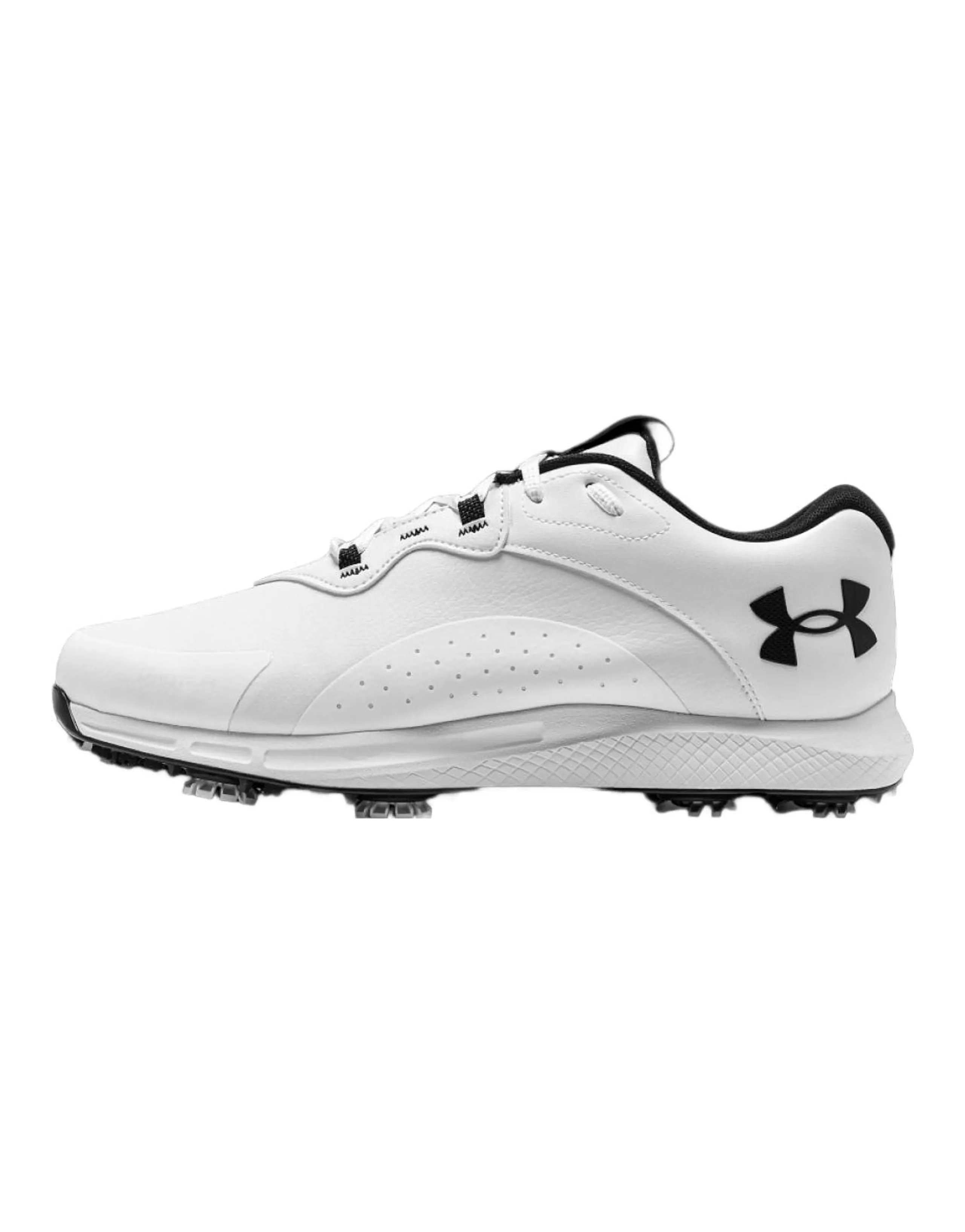 Under Armour Charged Draw 2 Golf Wide 'White Black'