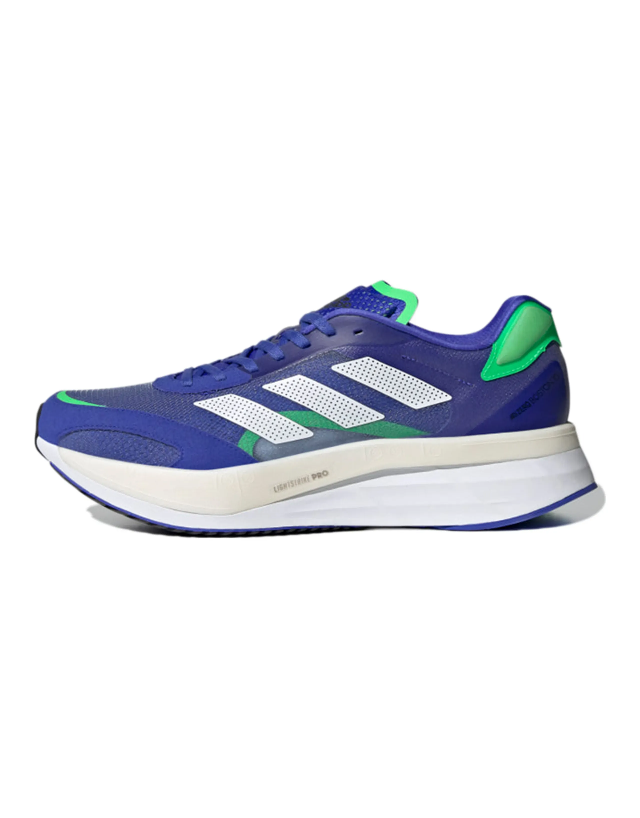 Adidas Adizero Boston 10 Sonic Ink Screaming Green
