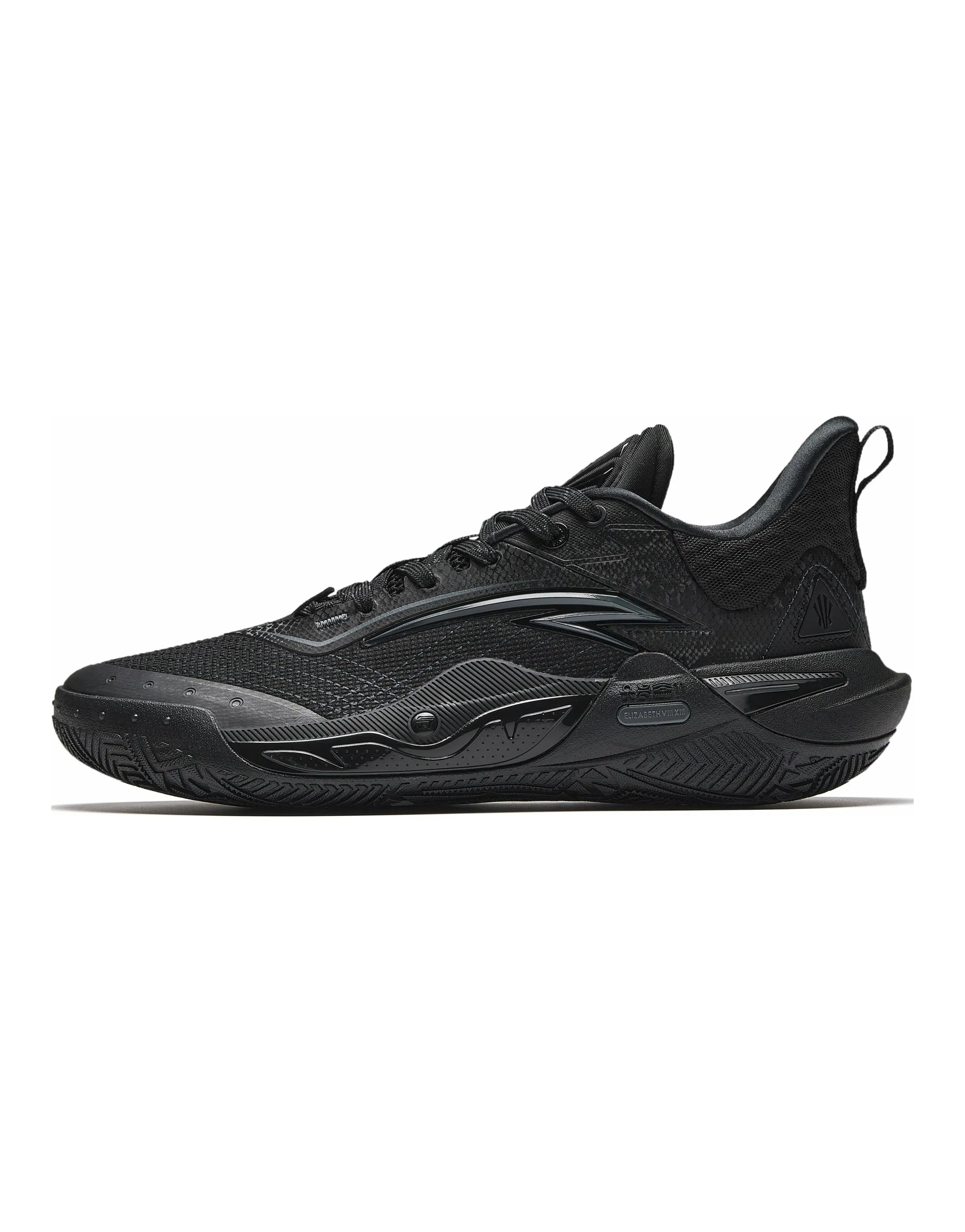 Anta Irving Series Slip-Resistant Support Cushioning Low-Top Basketball Shoes Men's Black