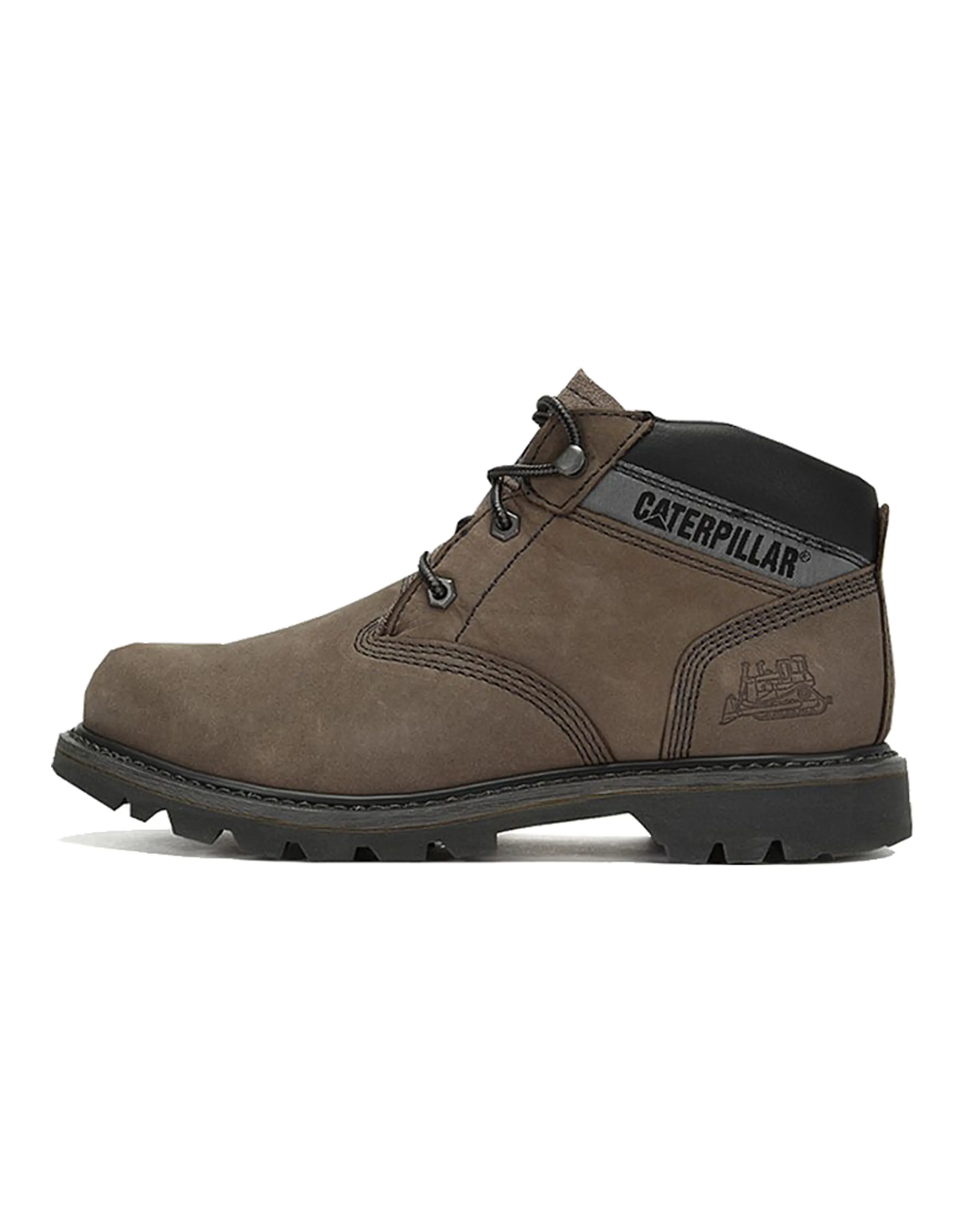 CAT Ealing Mid Collection Abrasion-Resistant Ankle-Length Outdoor Boots Men's Dark Brown