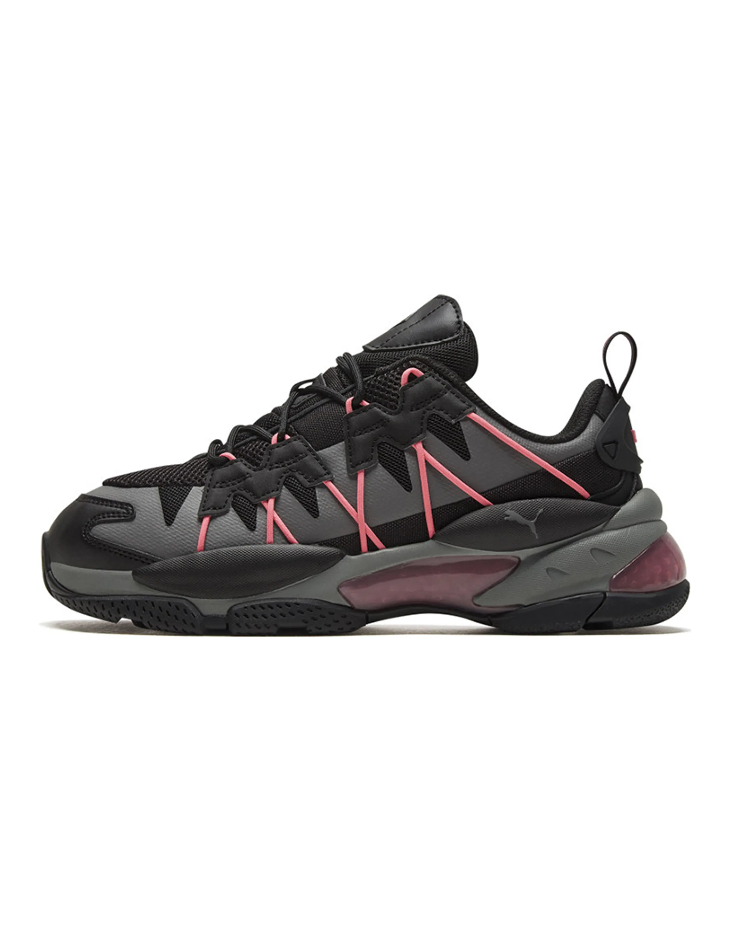 PUMA Lqdcell Omega Striped Knit 'Black Castlerock'