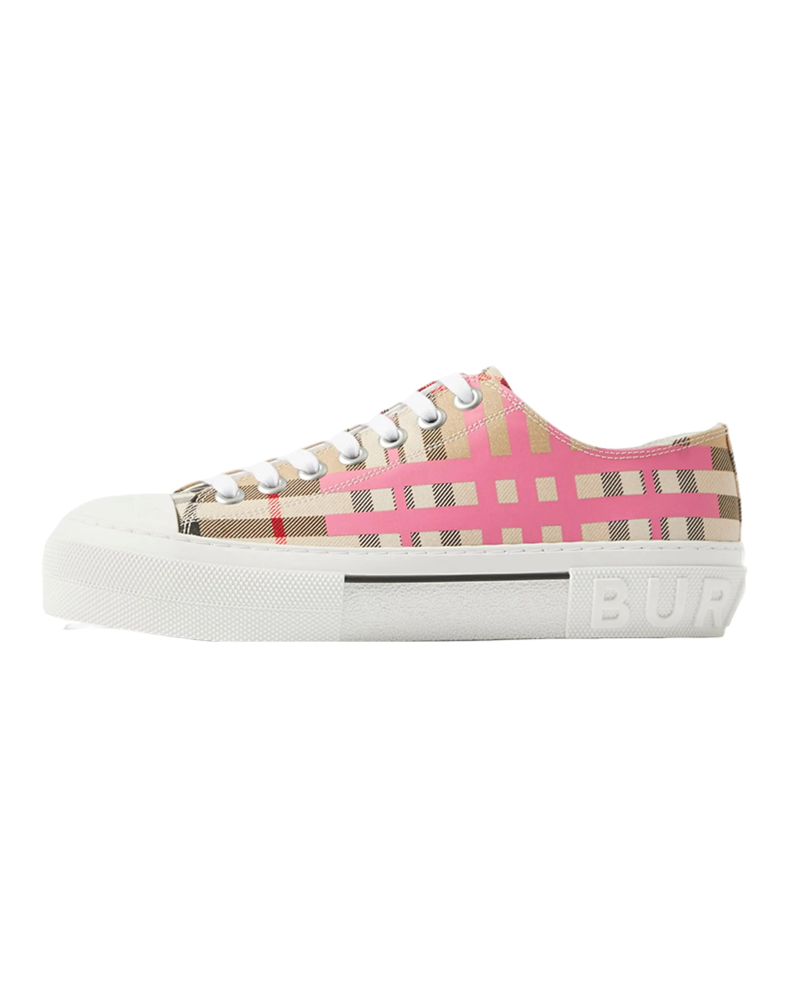Burberry Low-Top Skateboard Shoes Women's Pink