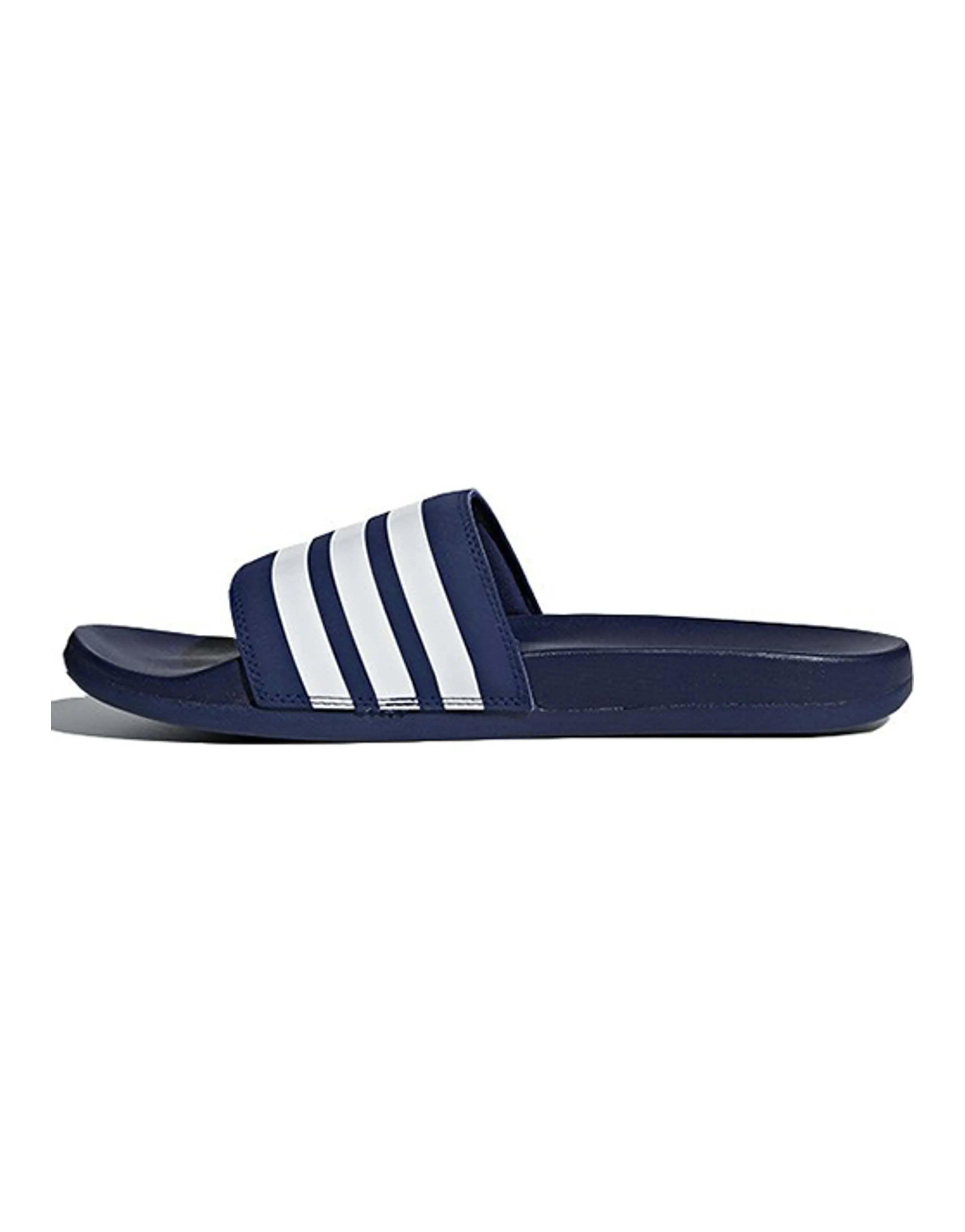 Adilette Adidas Comfort Slides 'Dark Blue White'