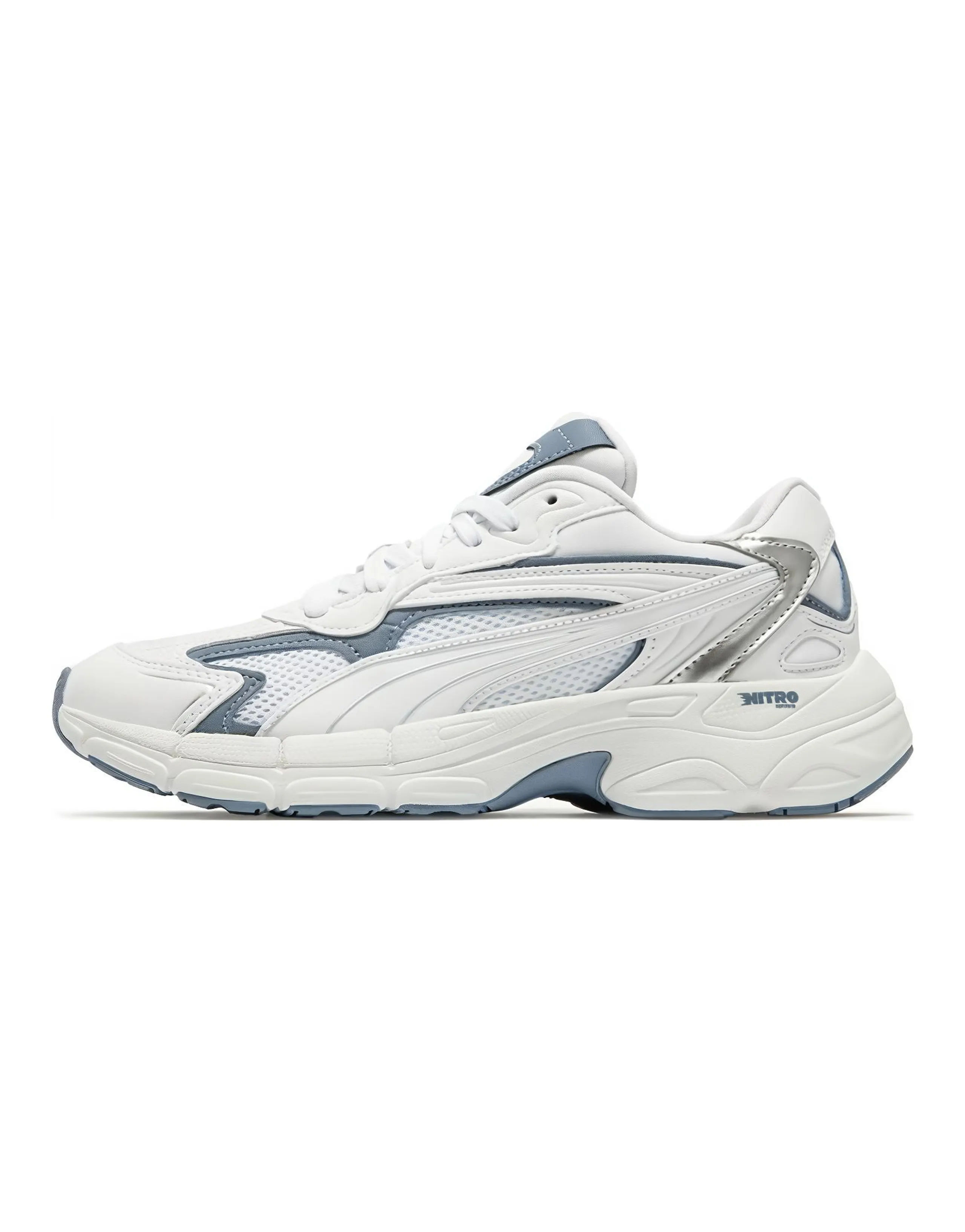 PUMA Teveris Nitro Metallic 'White Blue' Women's