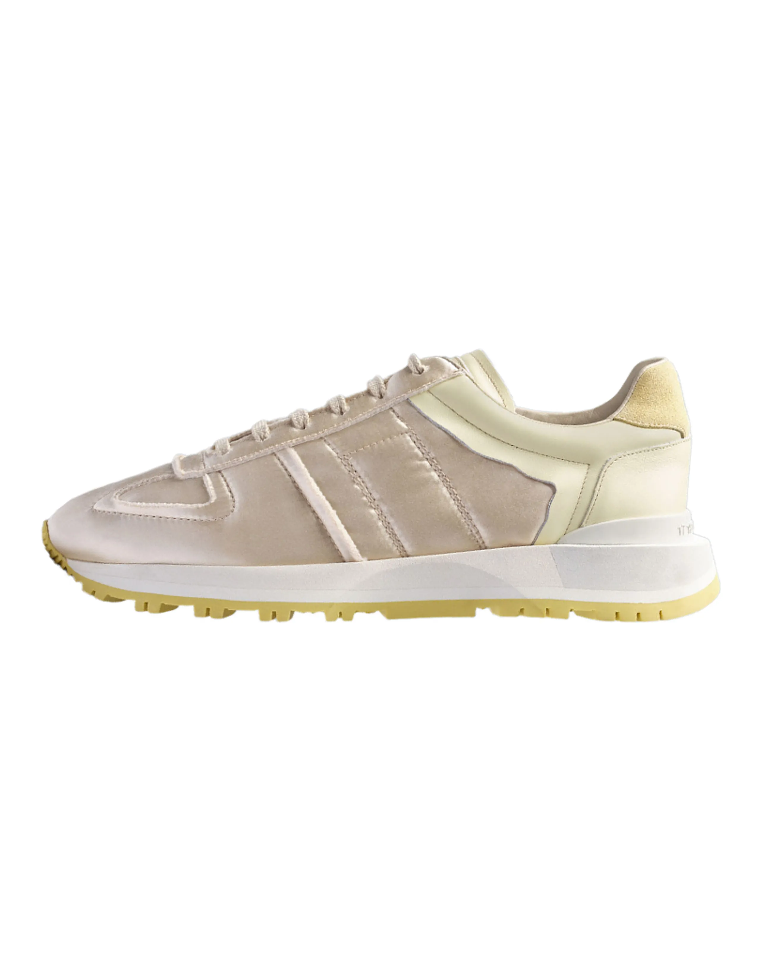 Maison Margiela Round-Toe Lace-Up Durable Low-Top Casual Shoes Women's Beige