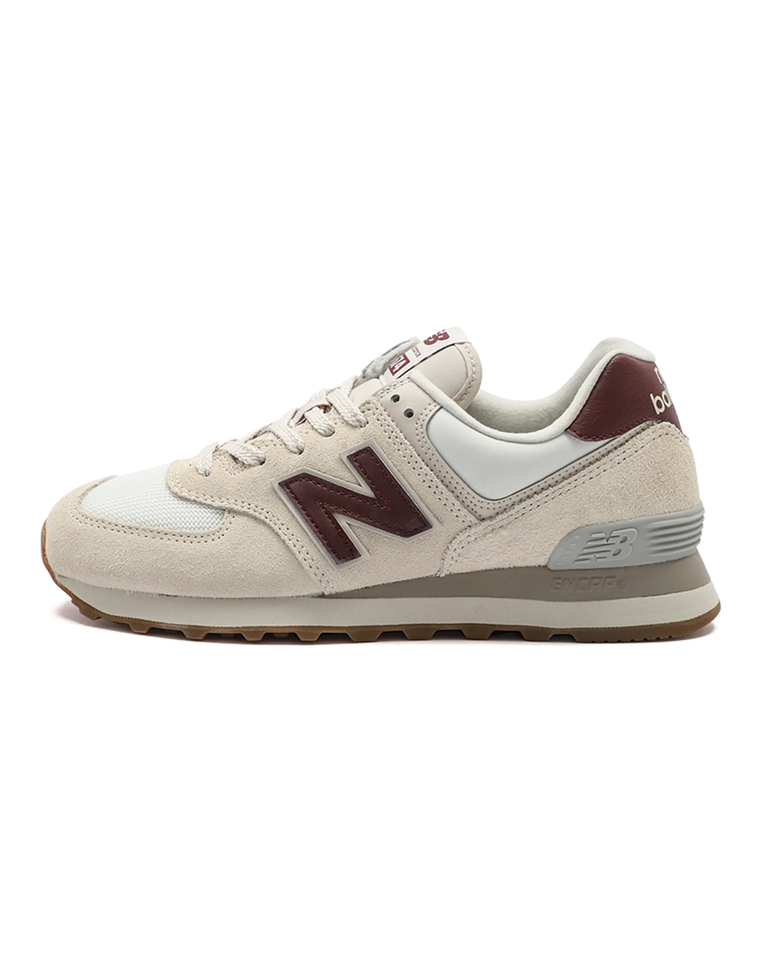 New Balance 574 Moonbeam Burgundy Women's