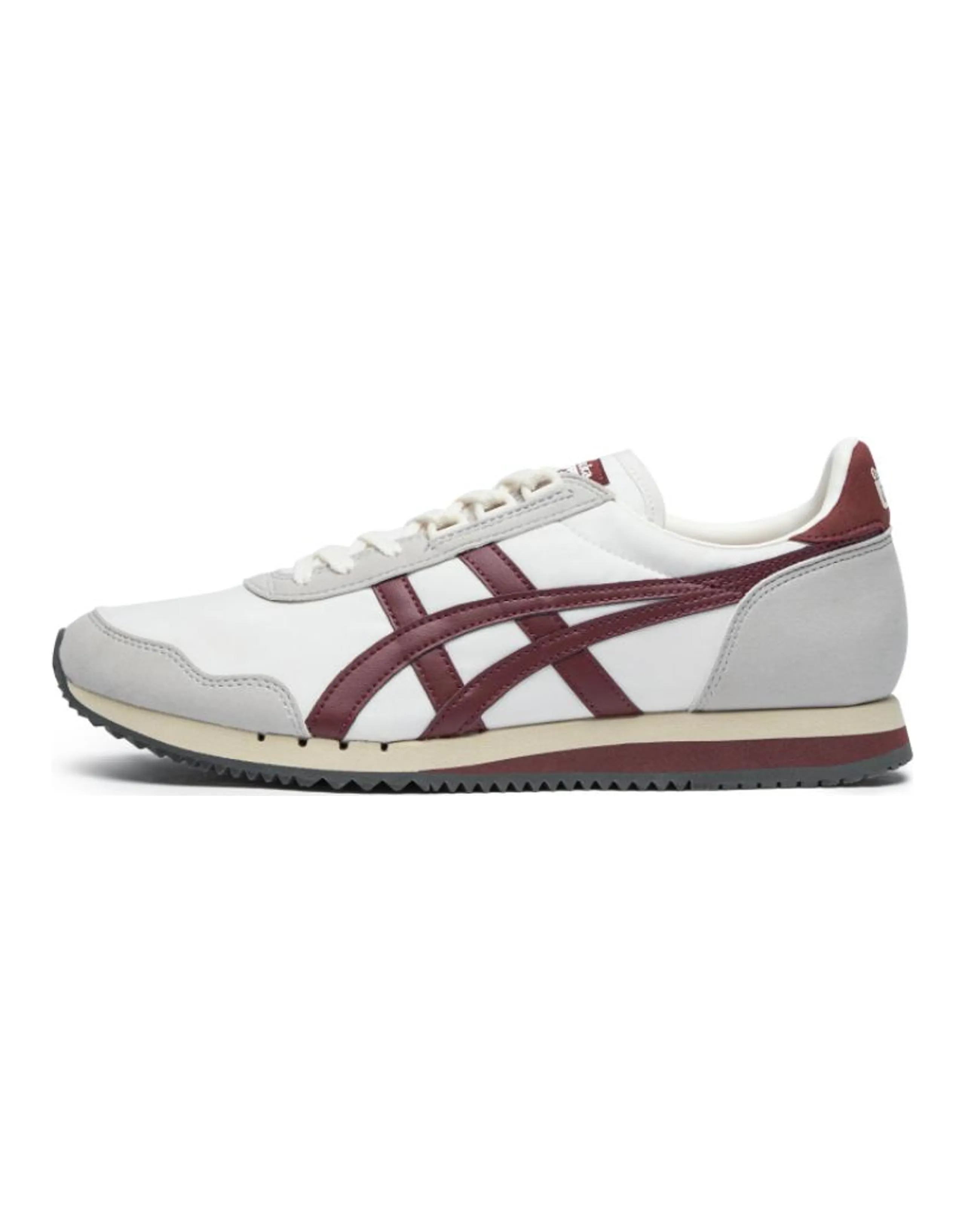 Onitsuka Tiger Dualio Marathon Running Shoes 'White Grey Burgundy'