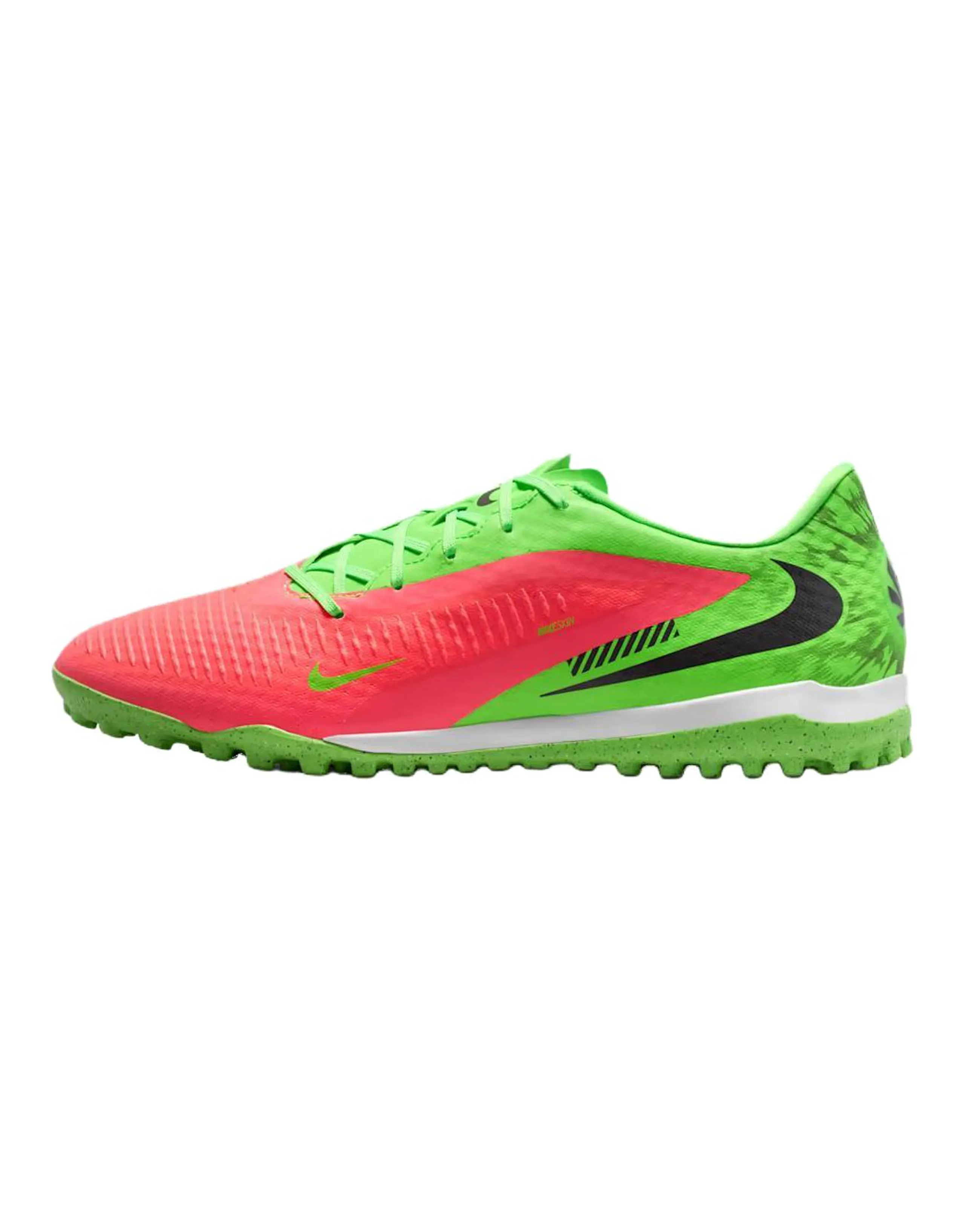 Nike Phantom 6 Academy "Erling Haaland" Snug Fit Soccer Shoes Unisex Green Fluorescent Pink