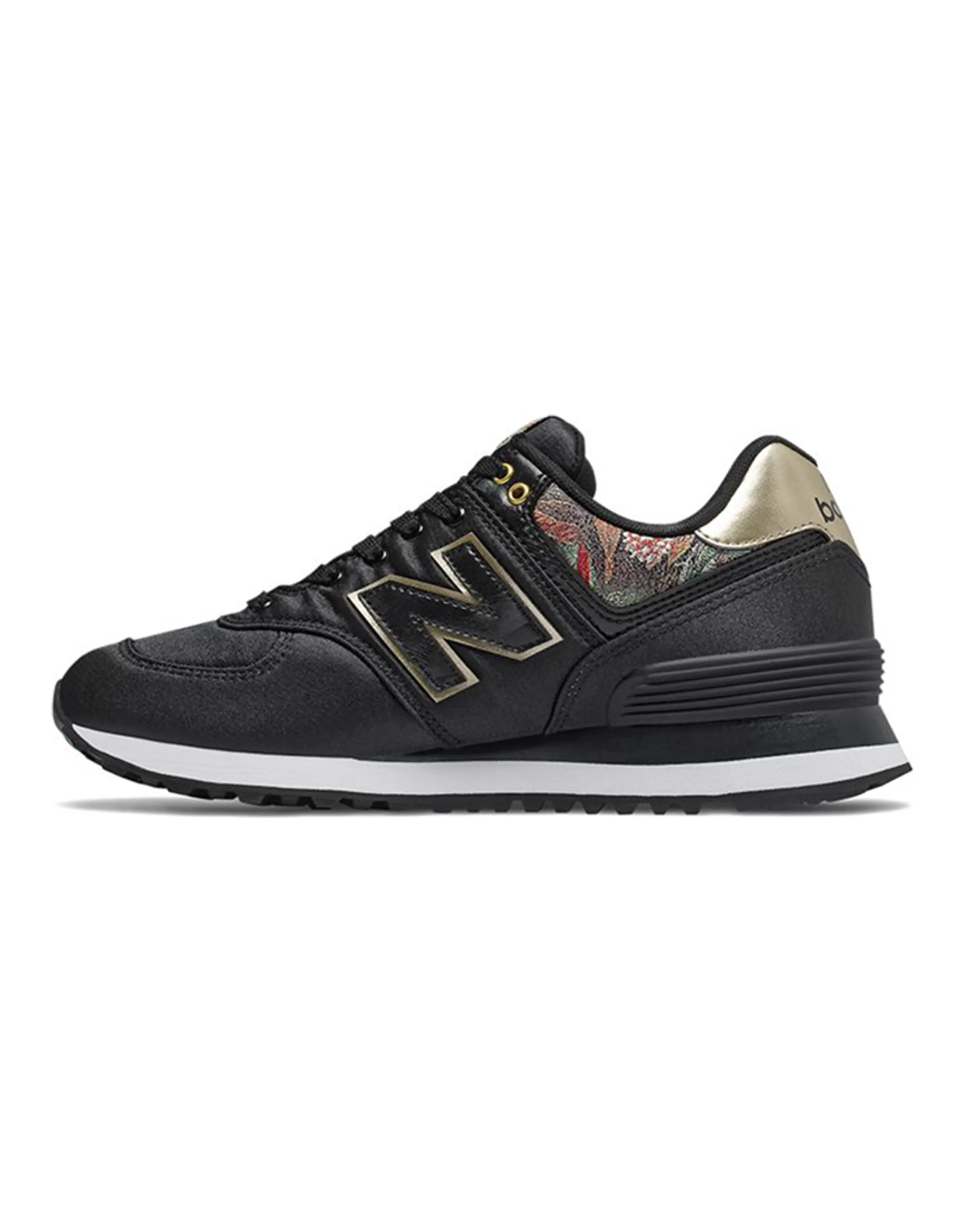 New Balance 574 Series Gold 'Black Gold White' Women's