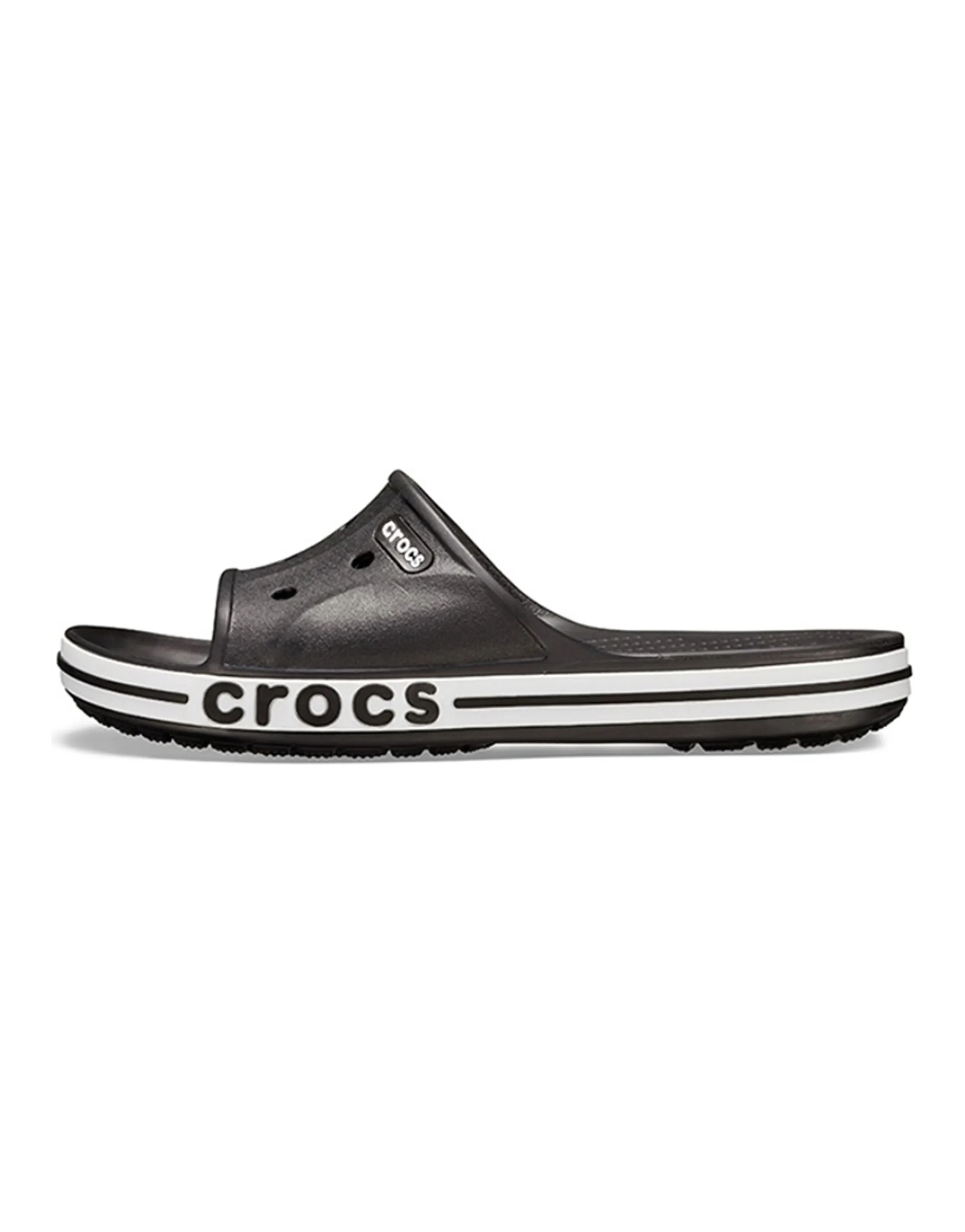 Crocs Bayaband Clog Hollow Out Casual Black Slippers