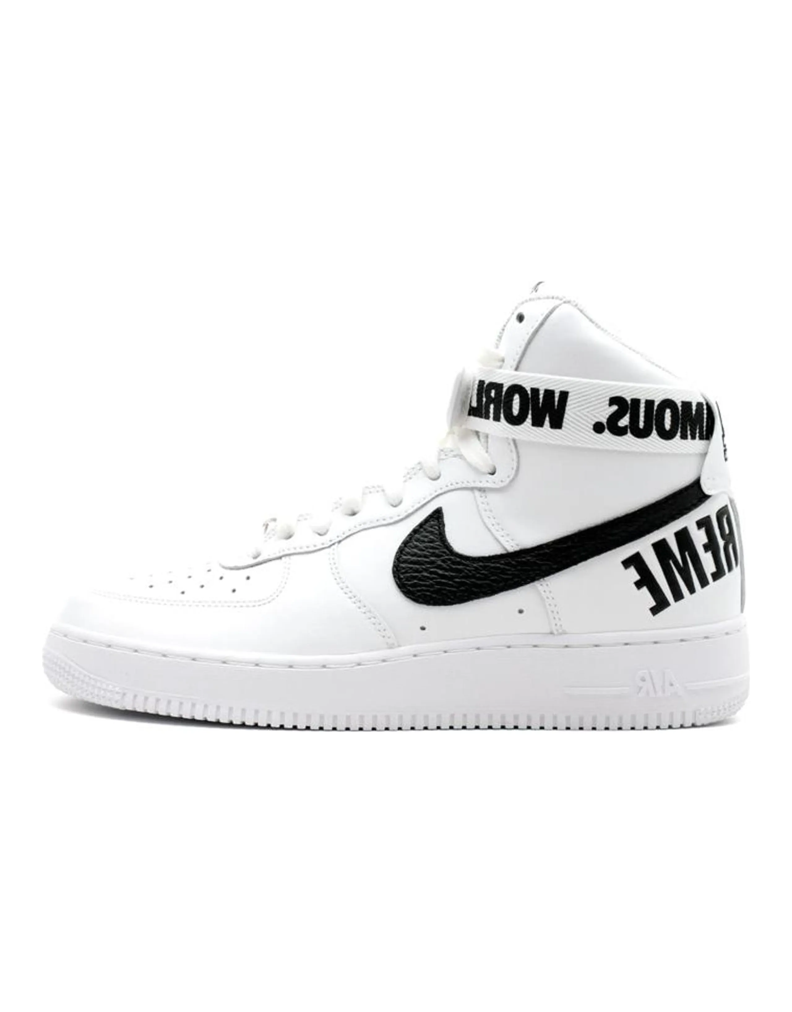 Nike Air Force 1 High Supreme World Famous White