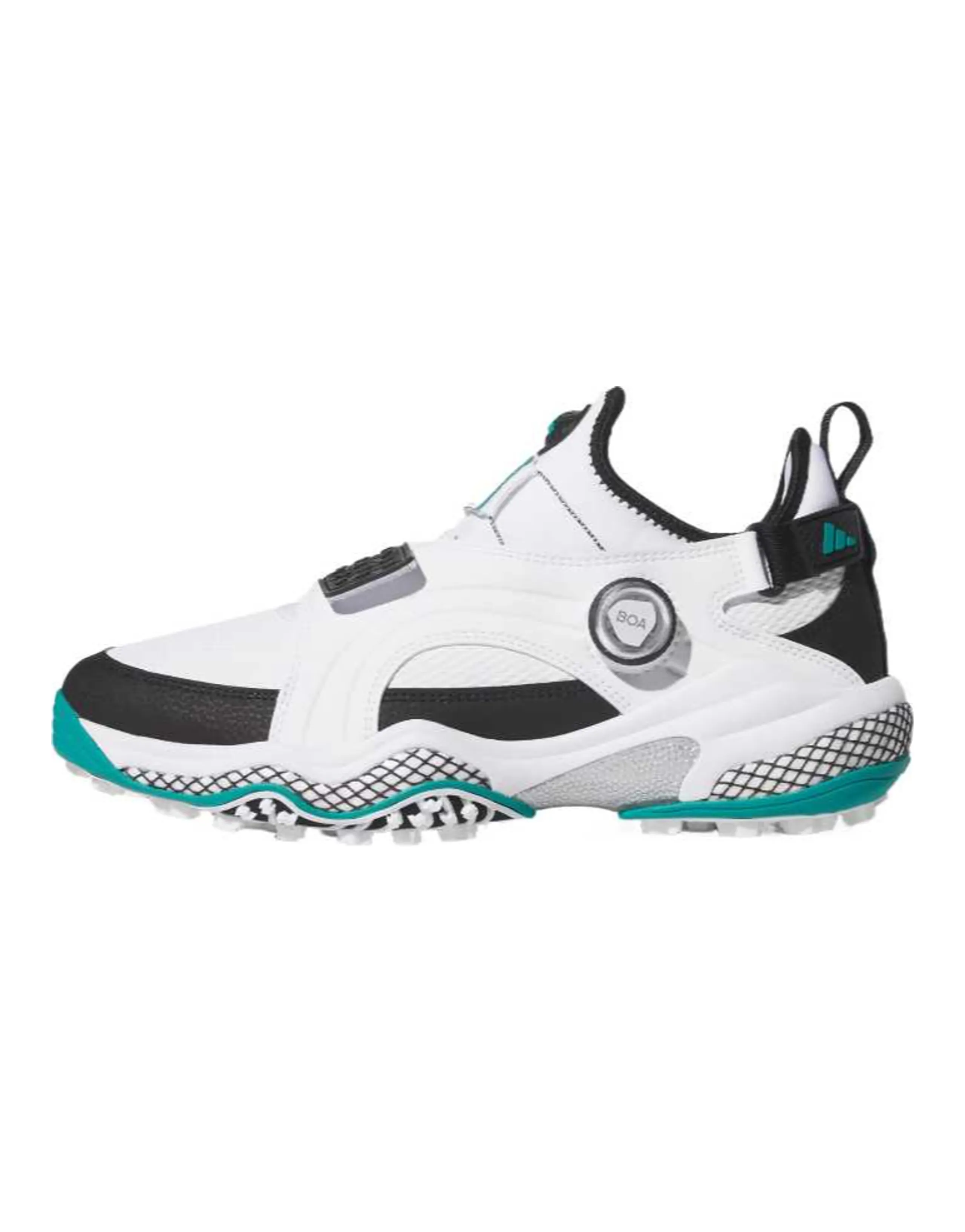 adidas CODECHAOS 25 Midcut BOA Comfort Fashion Simple Versatile Wear-Resistant Mid-Top Golf Shoes Unisex Black White
