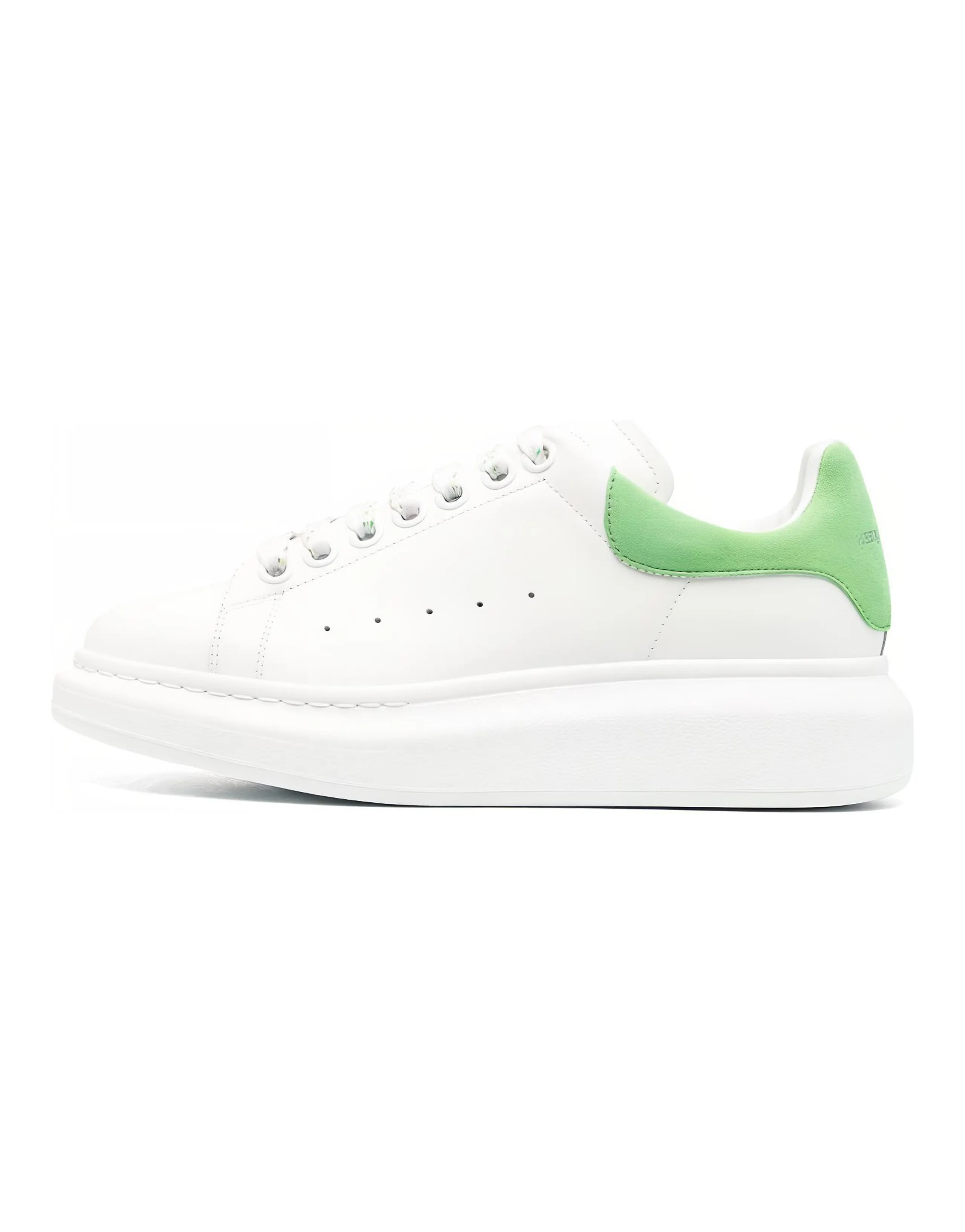 Alexander McQueen Oversized Shoes 'White Acid Green' Women's