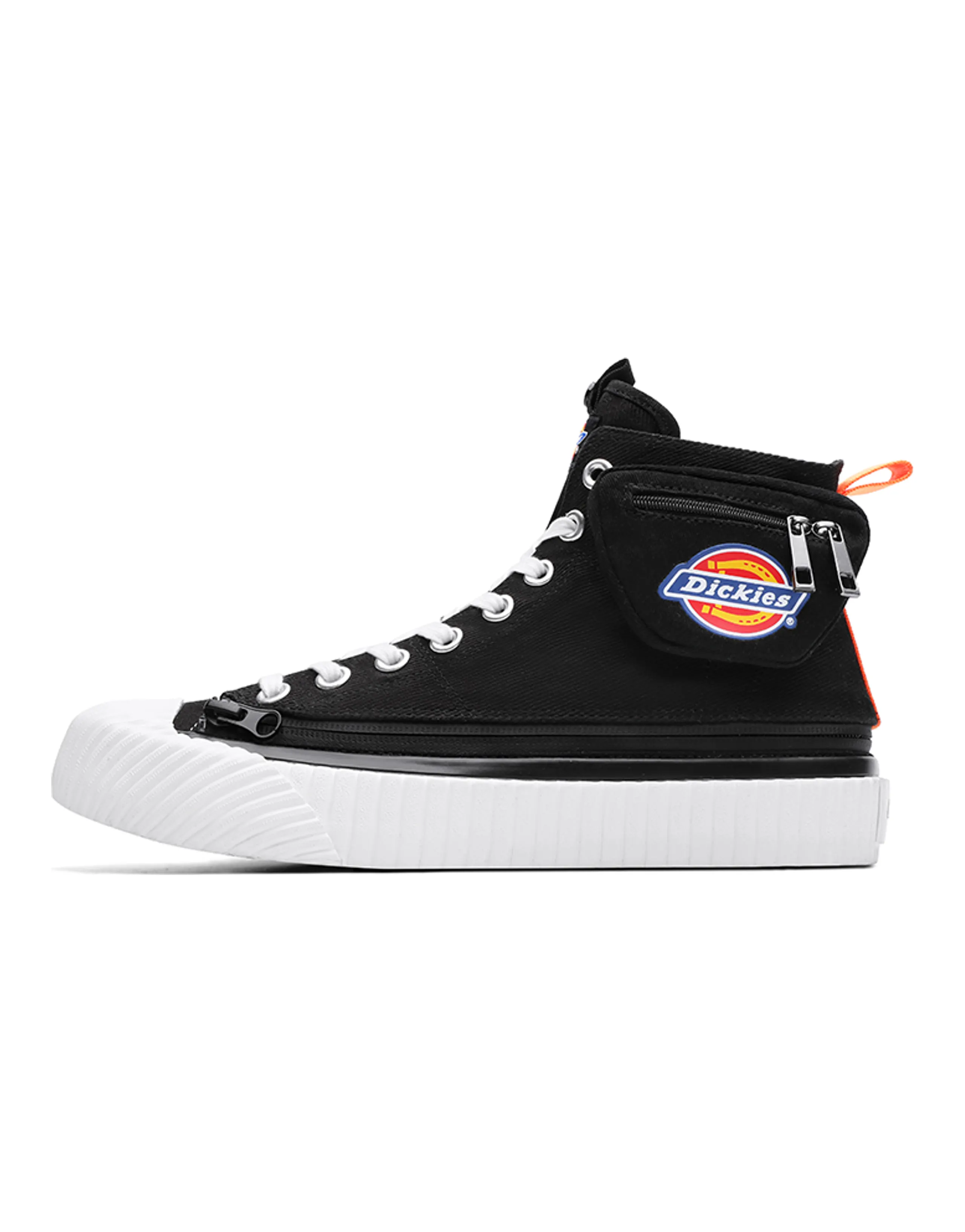 Dickies Canvas Shoes Men High-Top Black