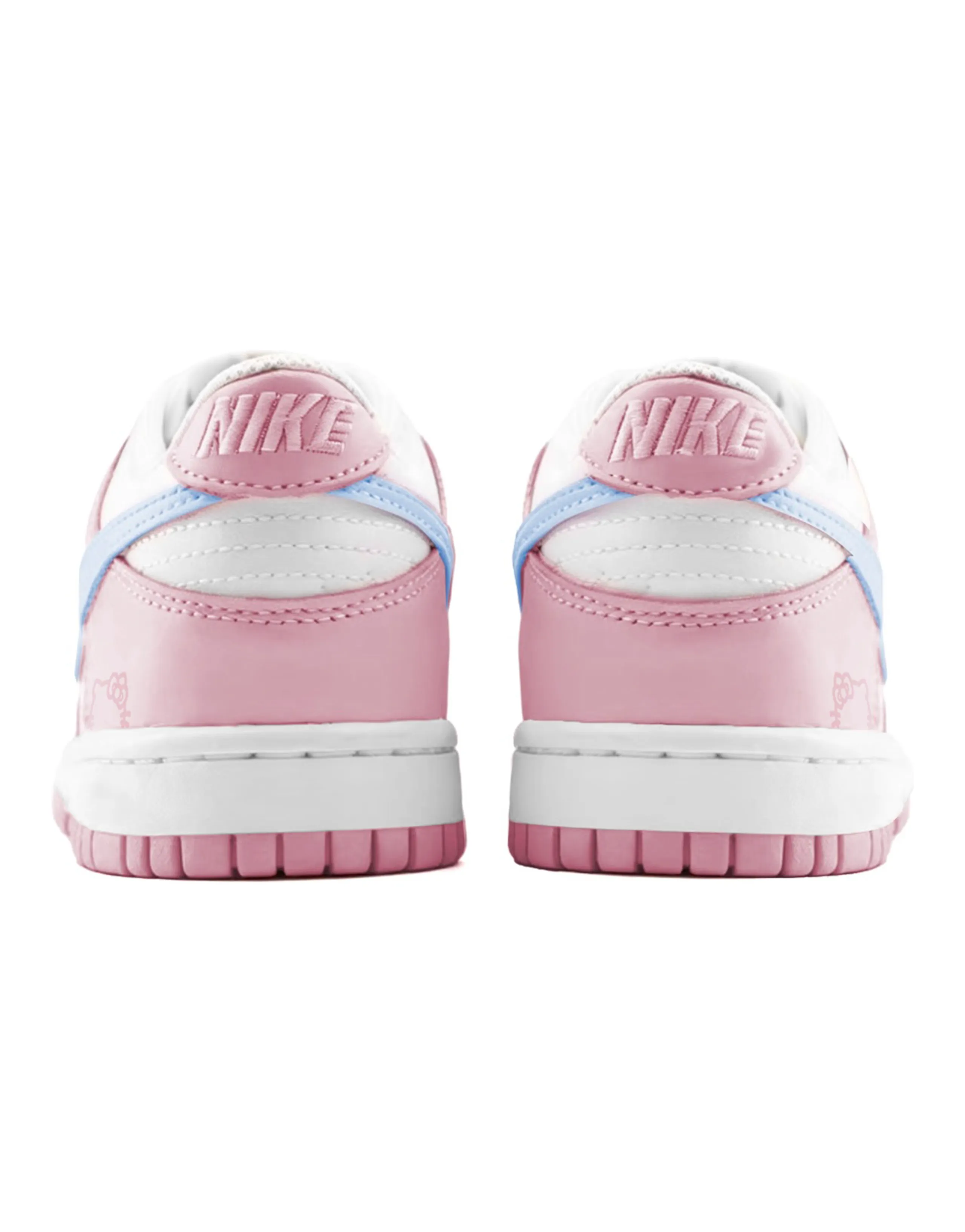 Custom Sneakers Nike Dunk 'Pink Kitty Heart' Low-Top Board Shoes Women's Pink White