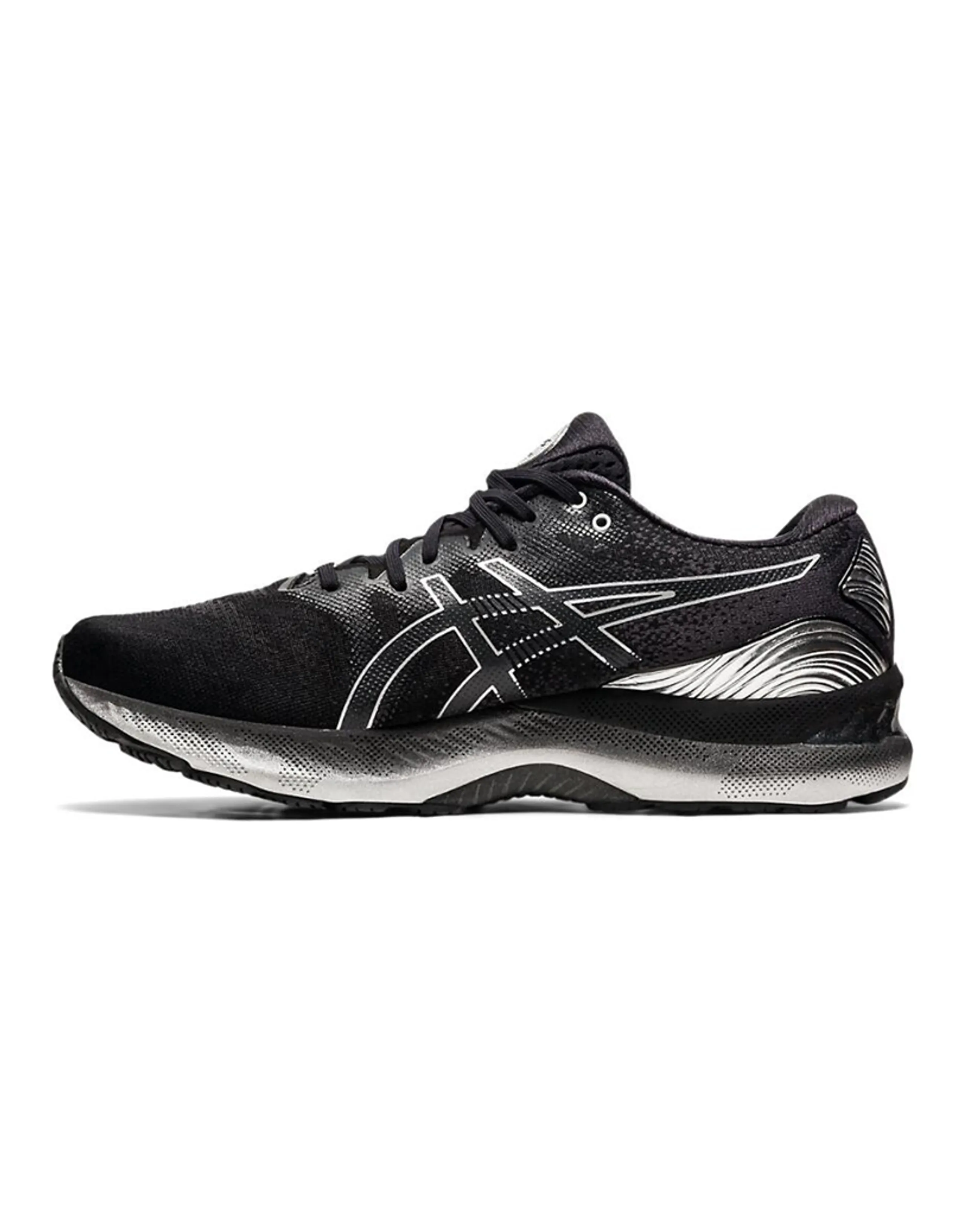 Asics Gel Nimbus 23 Platinum 'Black Pure Silver'